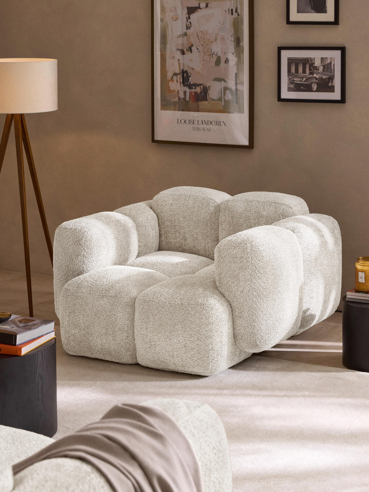 Tayla Teddy Bouclé Lounge Chair
