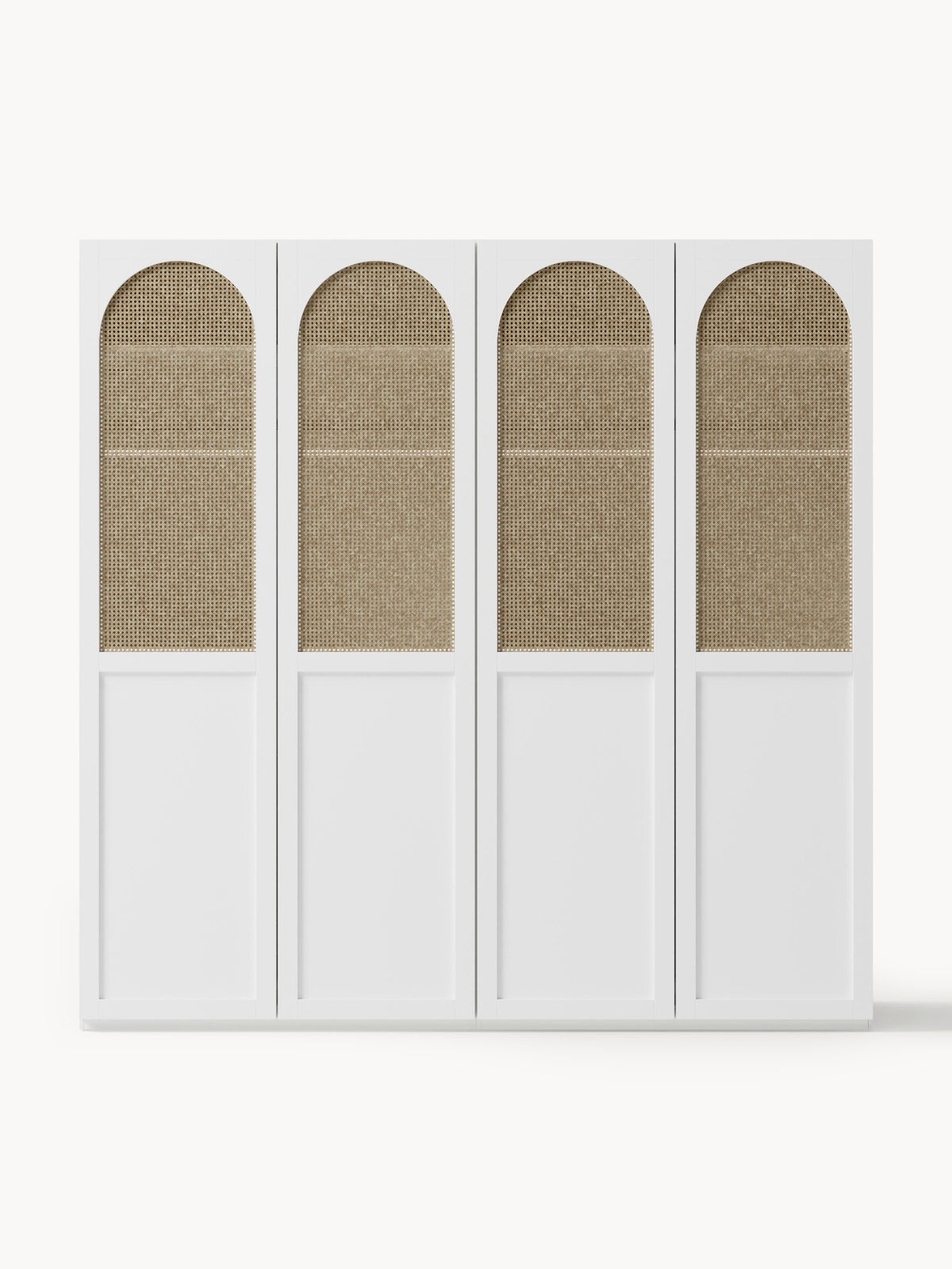 Jeanne Modular Hinged Door Wardrobe, 200 cm Wide, in various sizes