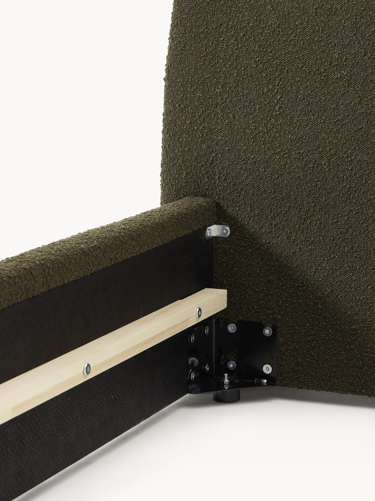 Cloud Upholstered Bouclé Bed