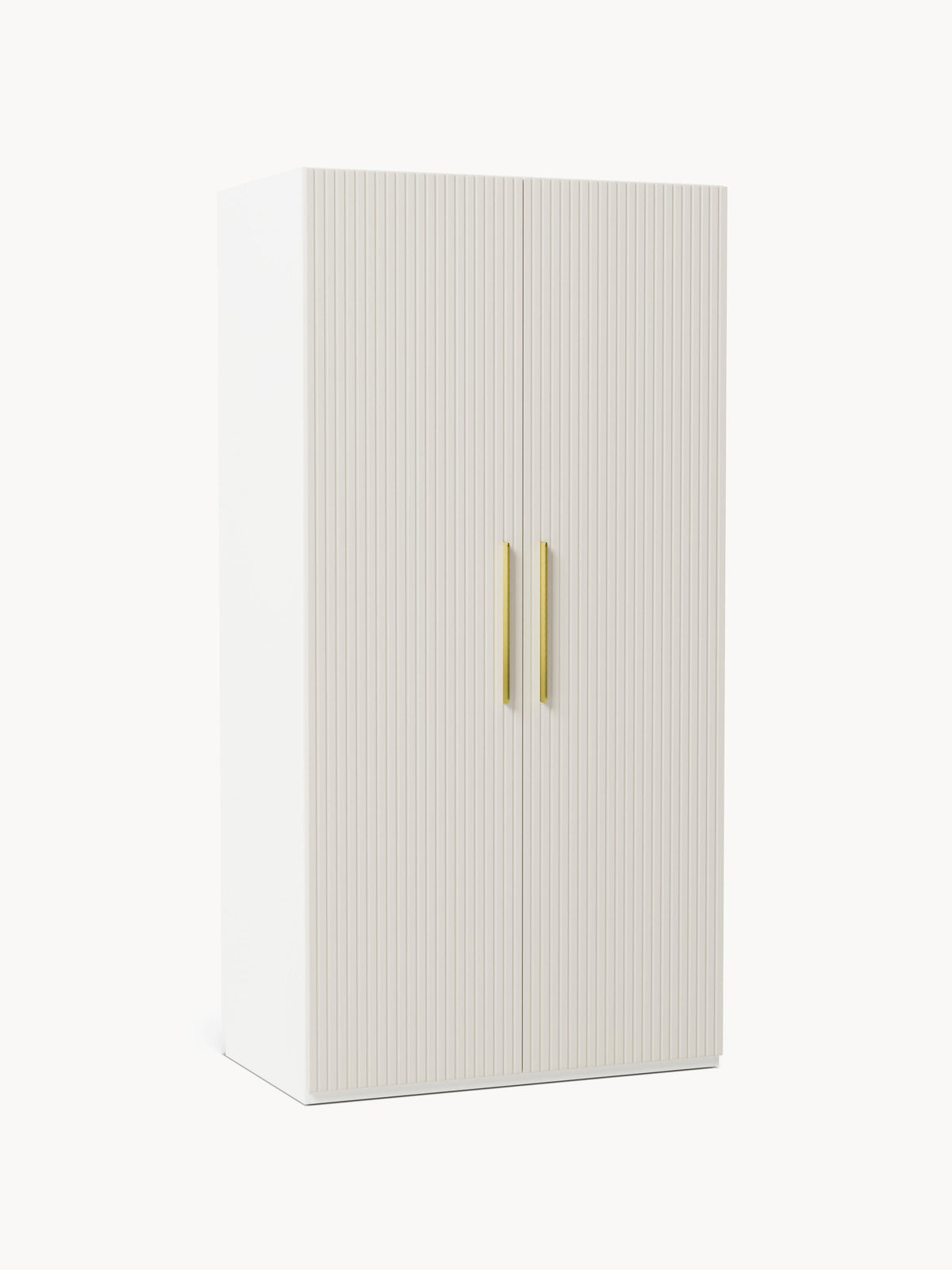 Simone Modular Revolving Door Wardrobe, 100 cm Wide, in various sizes