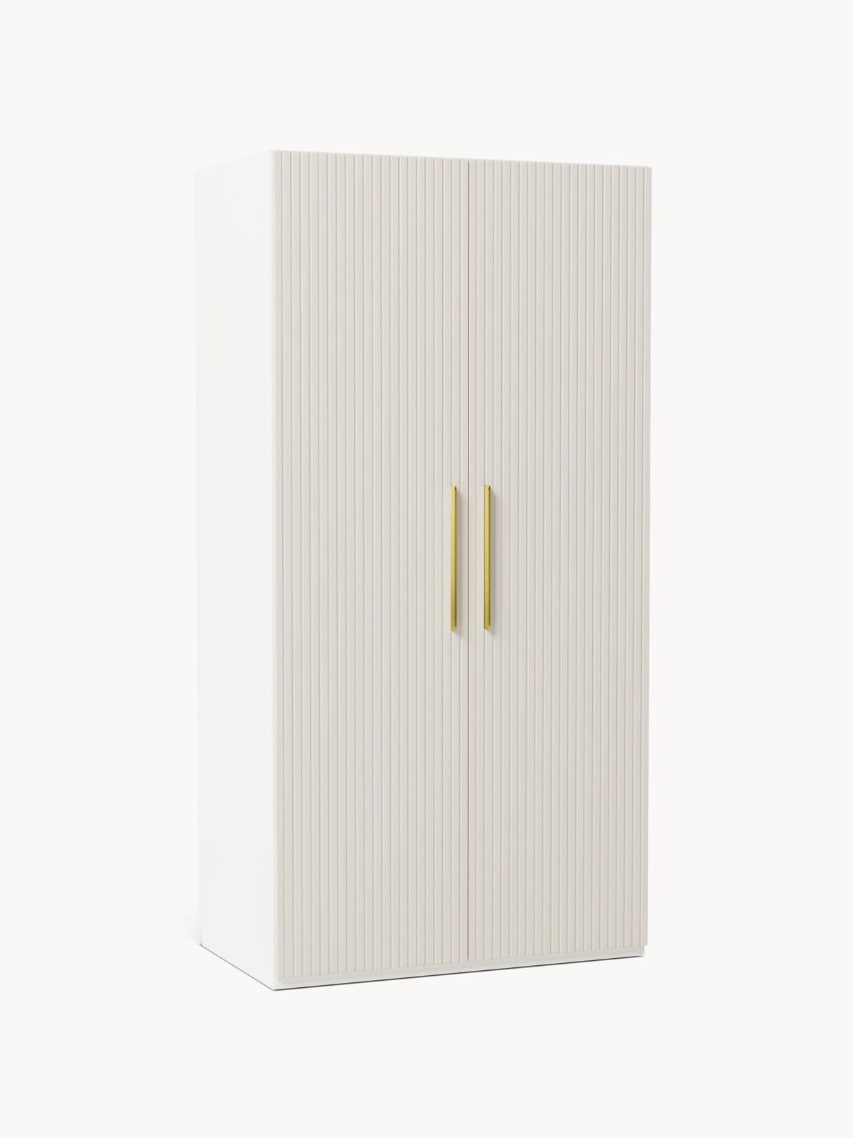 Simone Modular Revolving Door Wardrobe, 100 cm Wide, in various sizes