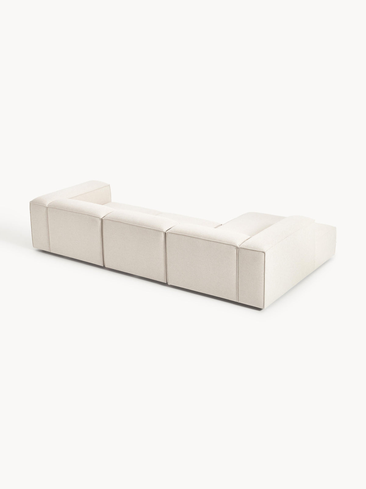Lennon Linen Blend Modular Corner Sofa (4-seater)