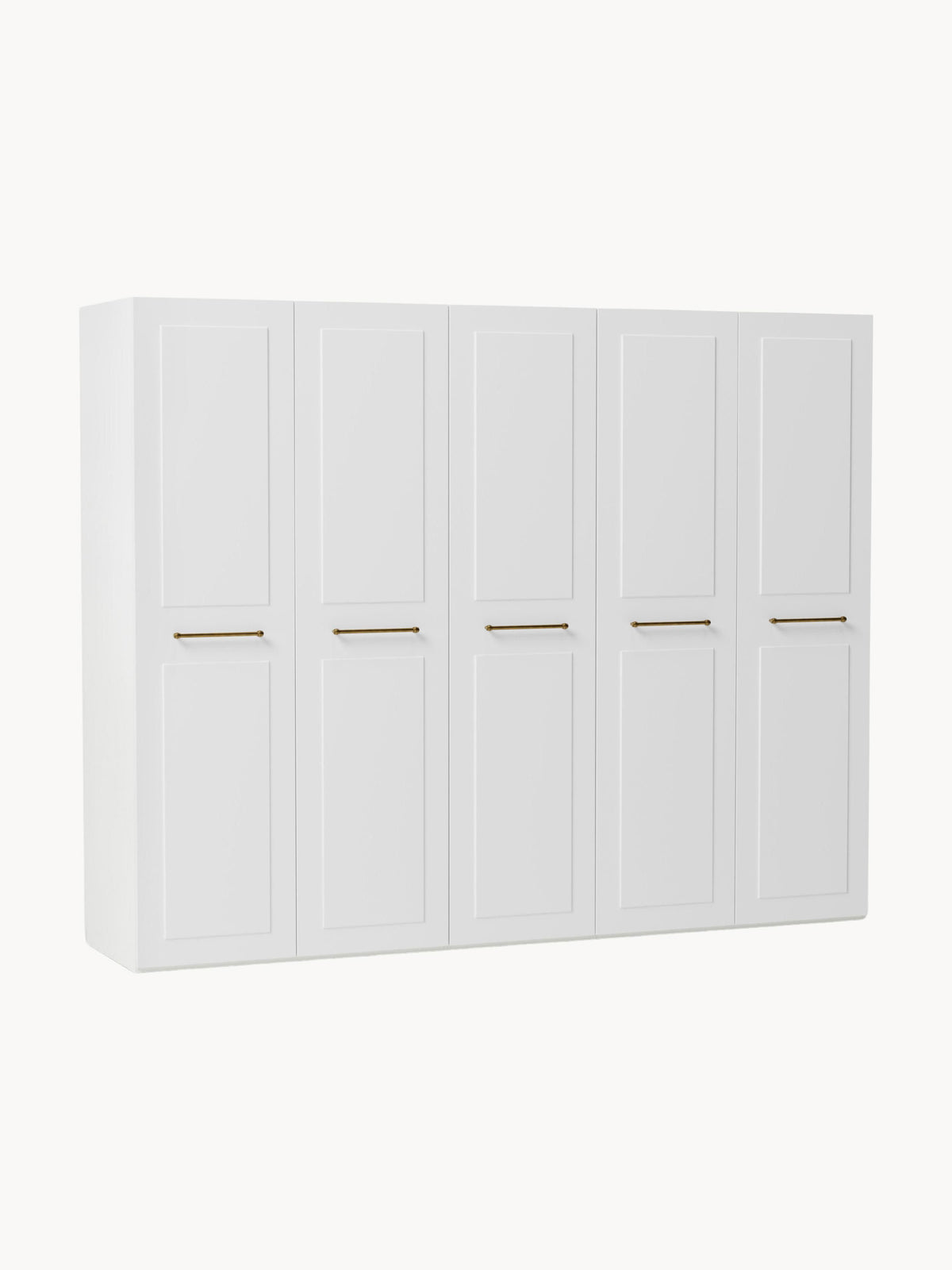 Gallery image 1 - Modular Hinged Door Wardrobe Charlotte, 300 cm Wide, in various sizes