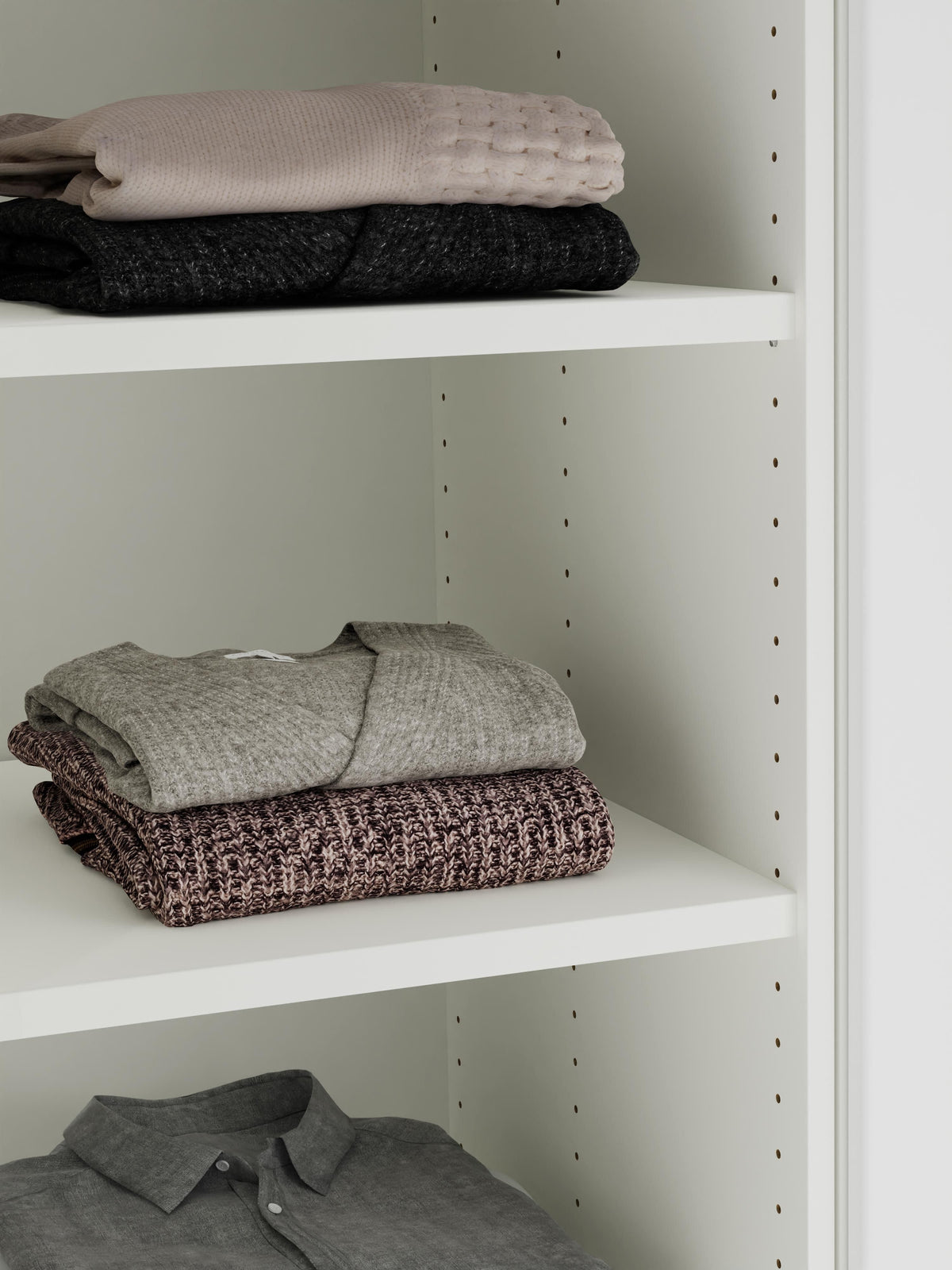 Leon Modular Corner Wardrobe, 215 cm Wide, in various sizes