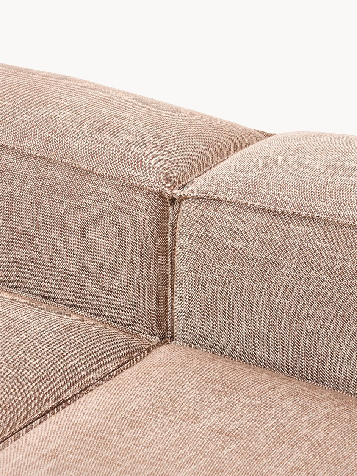 Lennon Linen Blend Modular Sofa (3-seater)