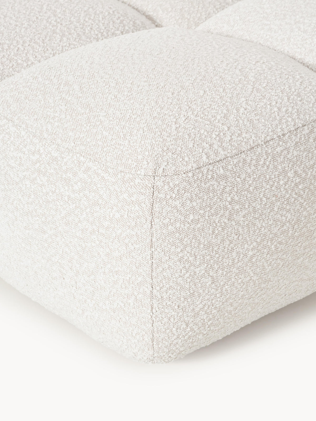 Tayla Bouclé Ottoman