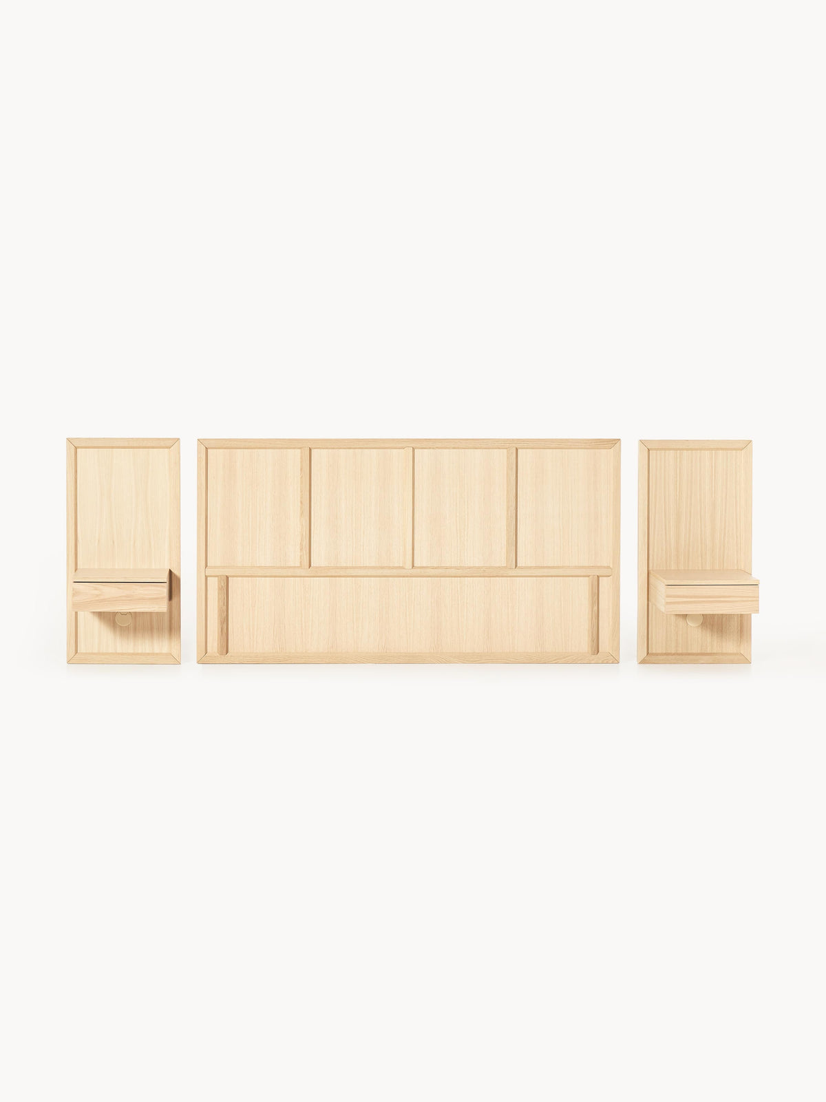 Nanto Wooden Bed with Drawers Tables and Headboard