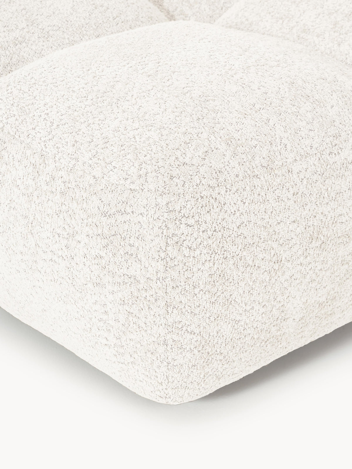 Tayla Teddy-Bouclé Ottoman
