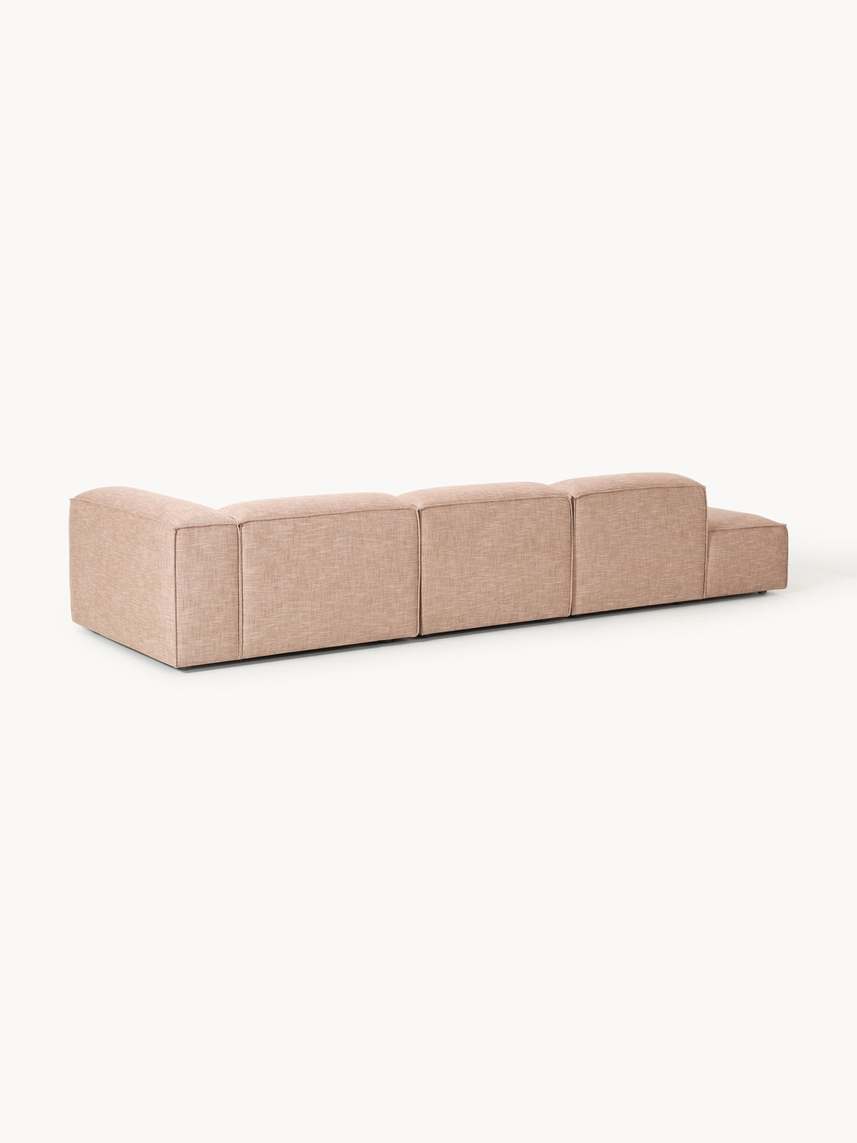 Lennon XL Linen Blend Modular Ottoman