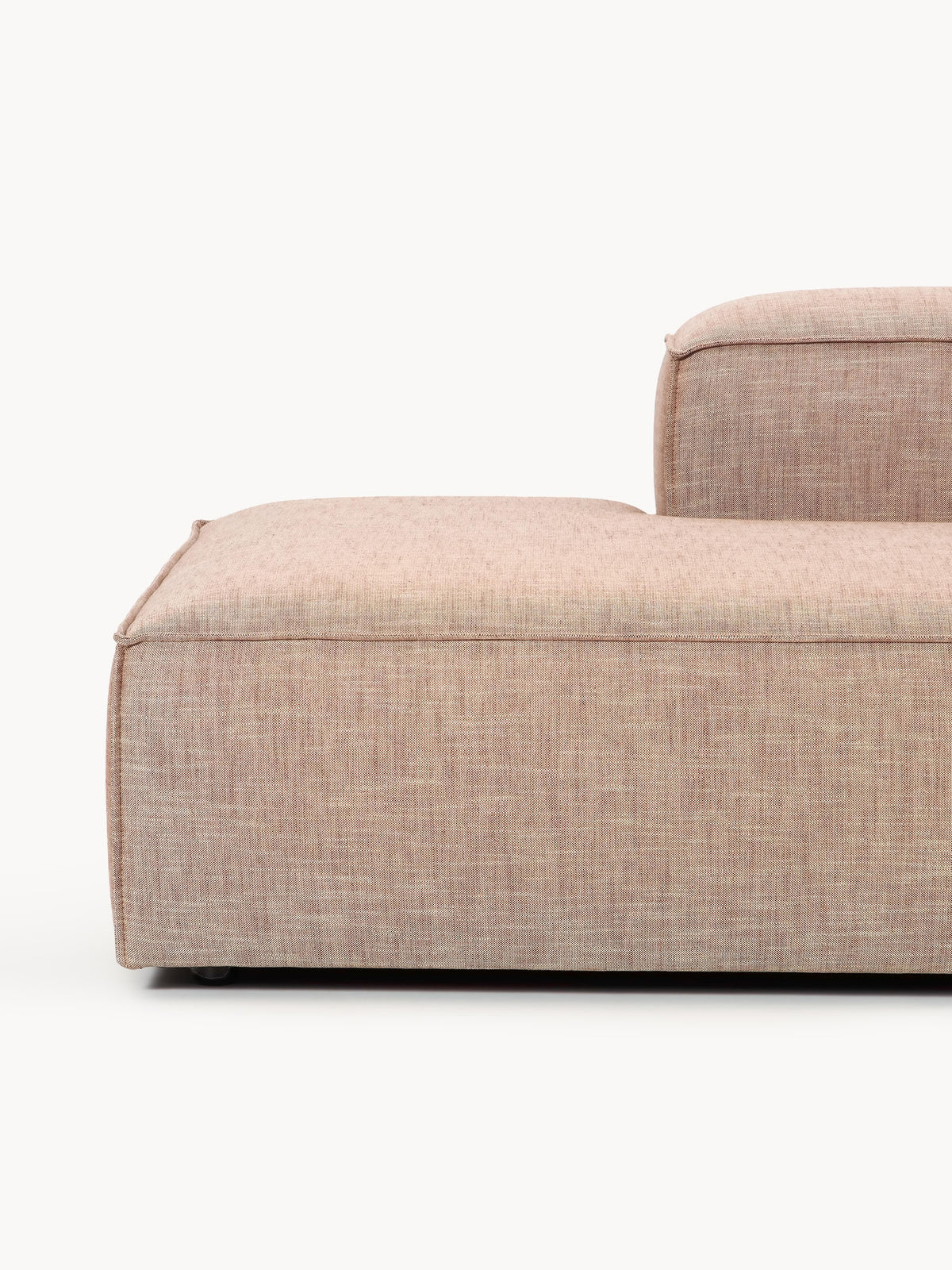 Lennon XL Linen Blend Modular Ottoman