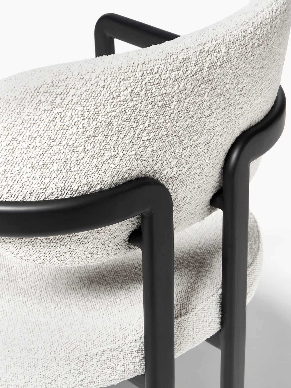 Adrien Upholstered Bouclé Dining Chair with Armrests