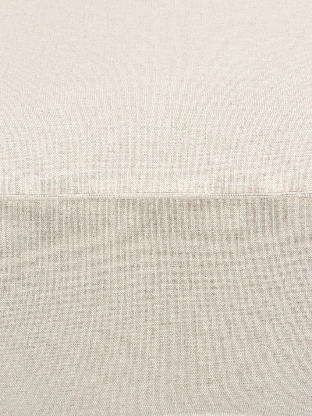Lennon Linen Blend Modular Sofa (4-seater) with ottoman (left/right)