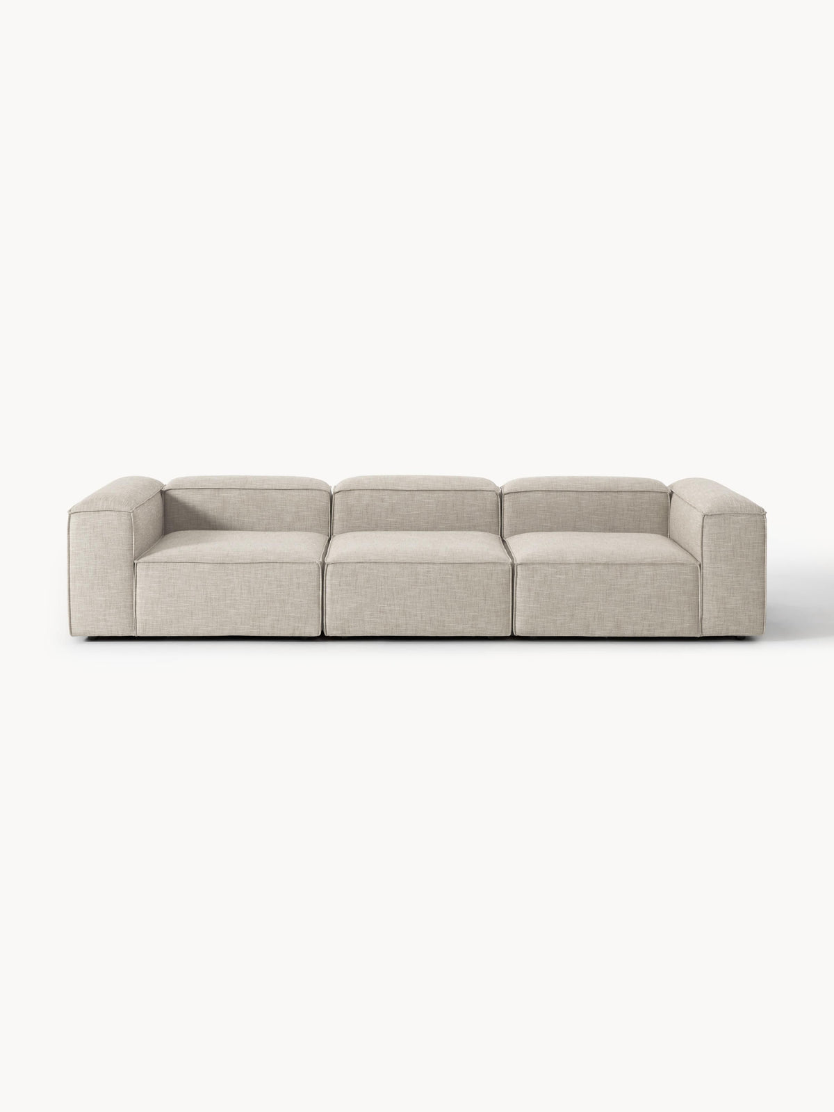 Lennon Linen Blend Modular Sofa (4-seater)