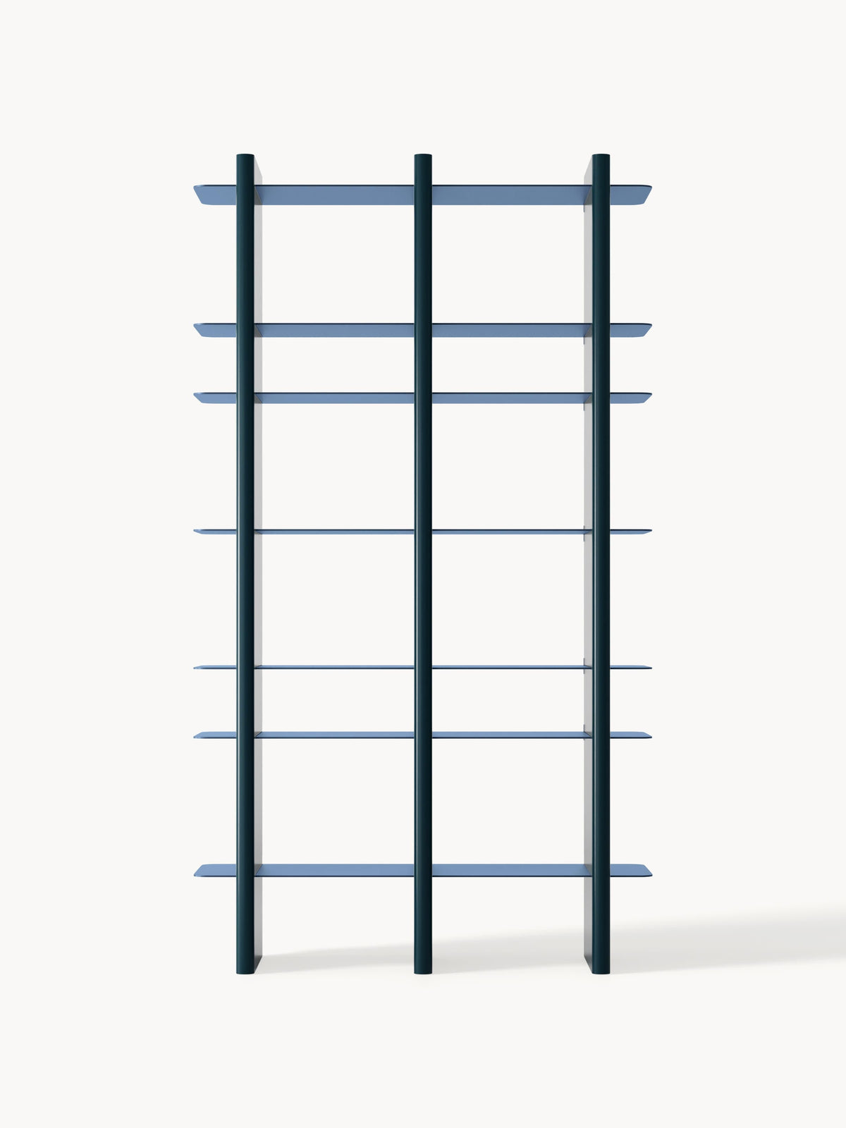 Rami Tall Shelving Unit with Metal Elements