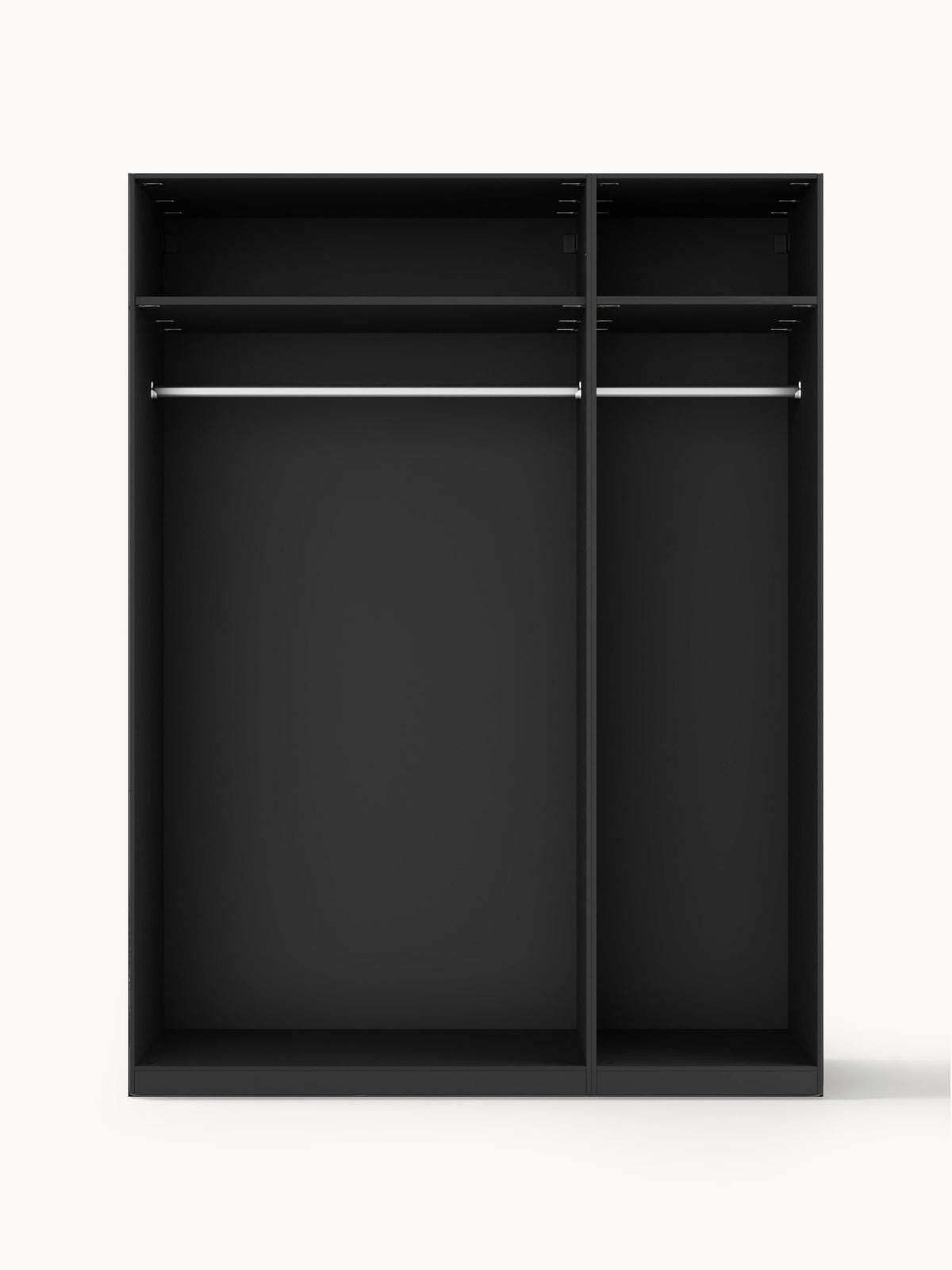 Jeanne Modular Hinged Door Wardrobe, 150 cm Wide, in various sizes