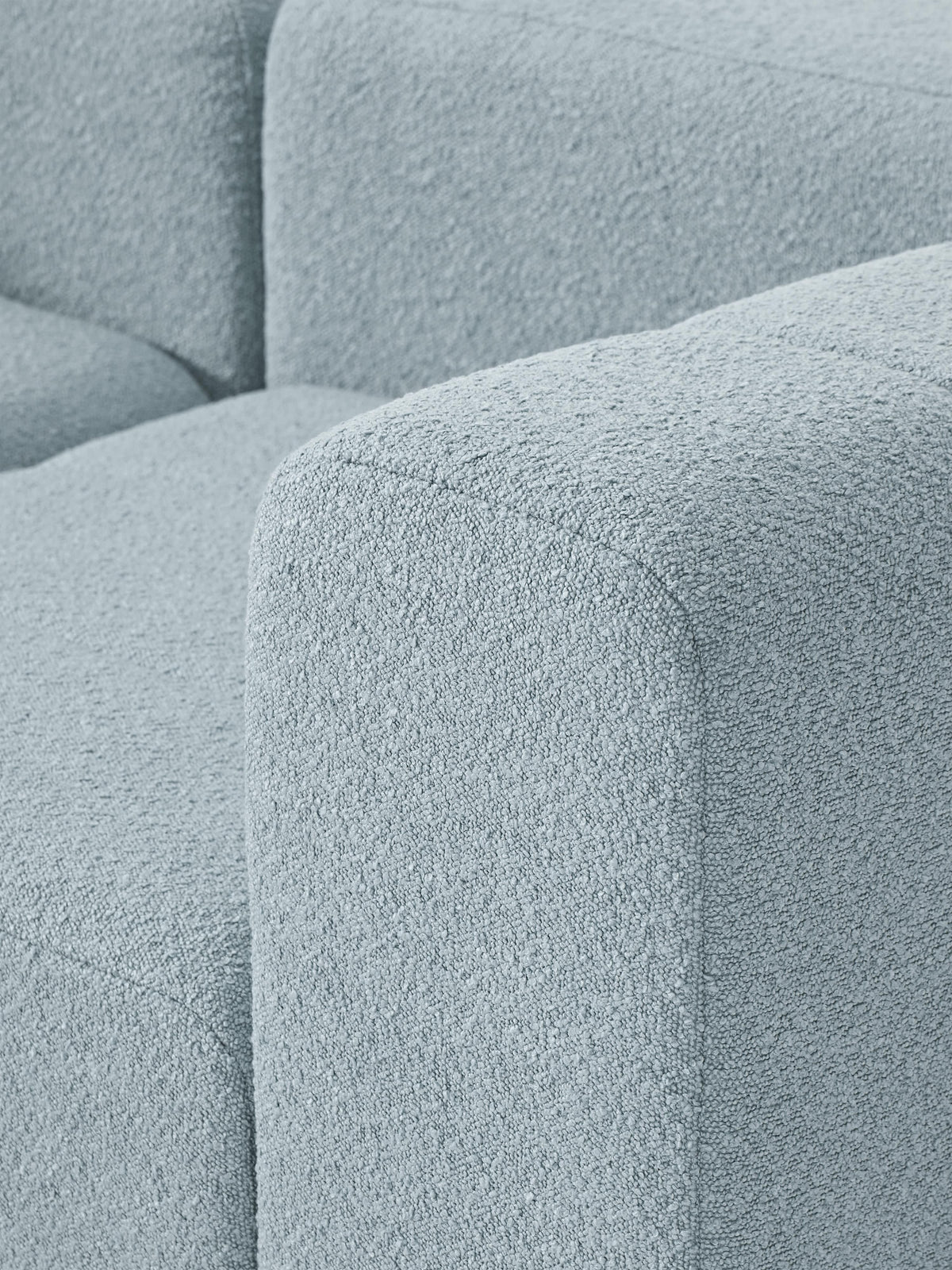 Lena Bouclé Modular Sofa (4-seater) with Ottoman (left/right)