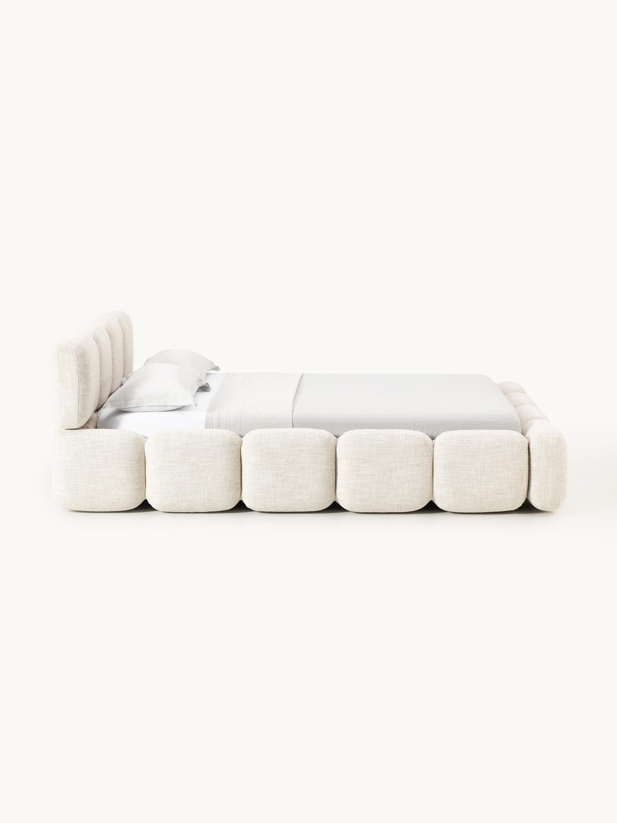 Tayla Upholstered Bouclé Bed