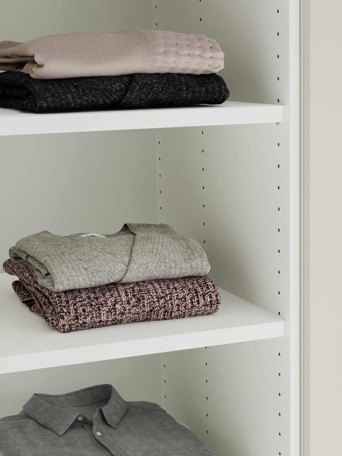 Charlotte Modular Corner Wardrobe, 165 cm Wide, in various sizes