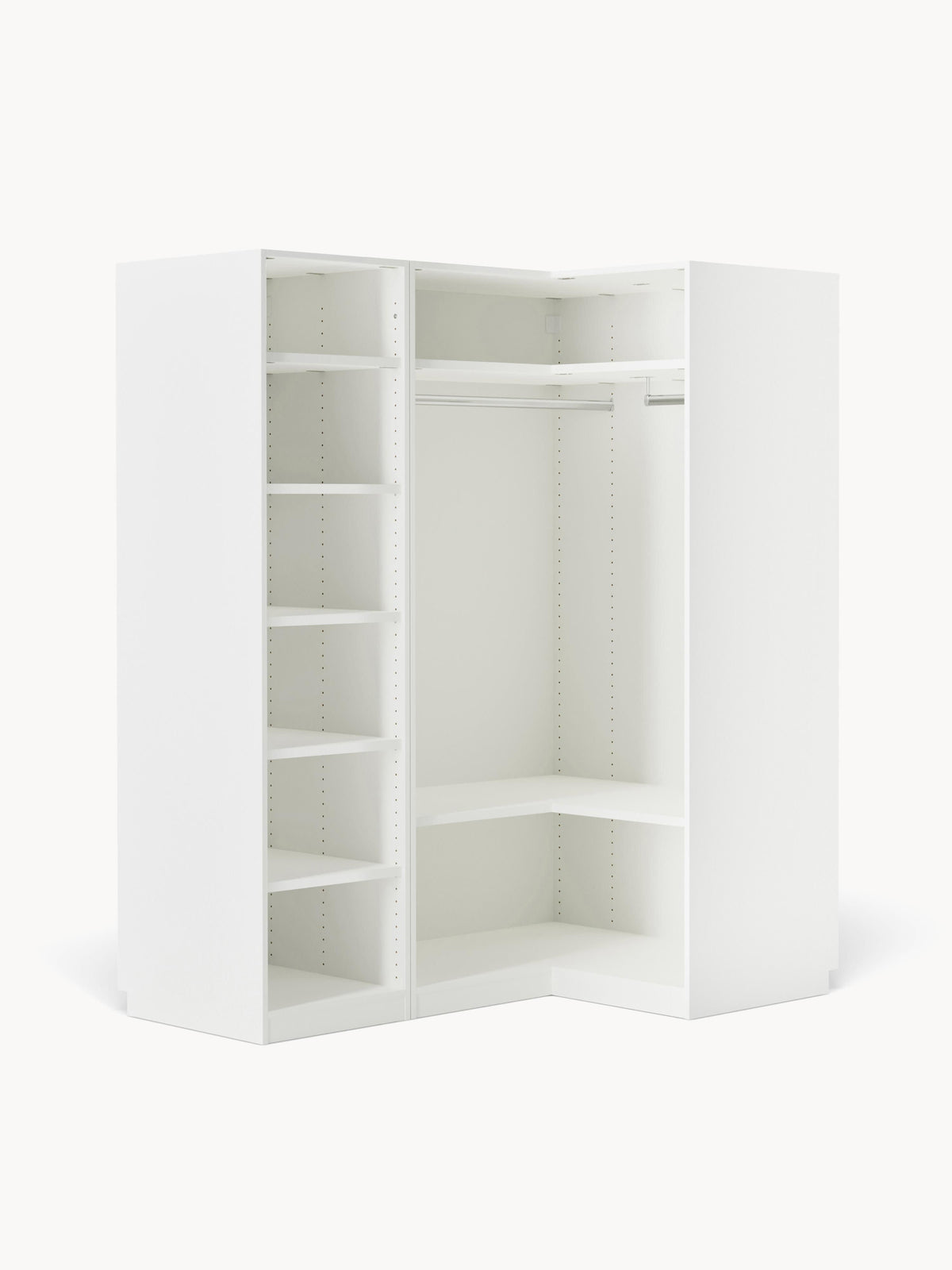 Charlotte Modular Corner Wardrobe, 165 cm Wide, in various sizes