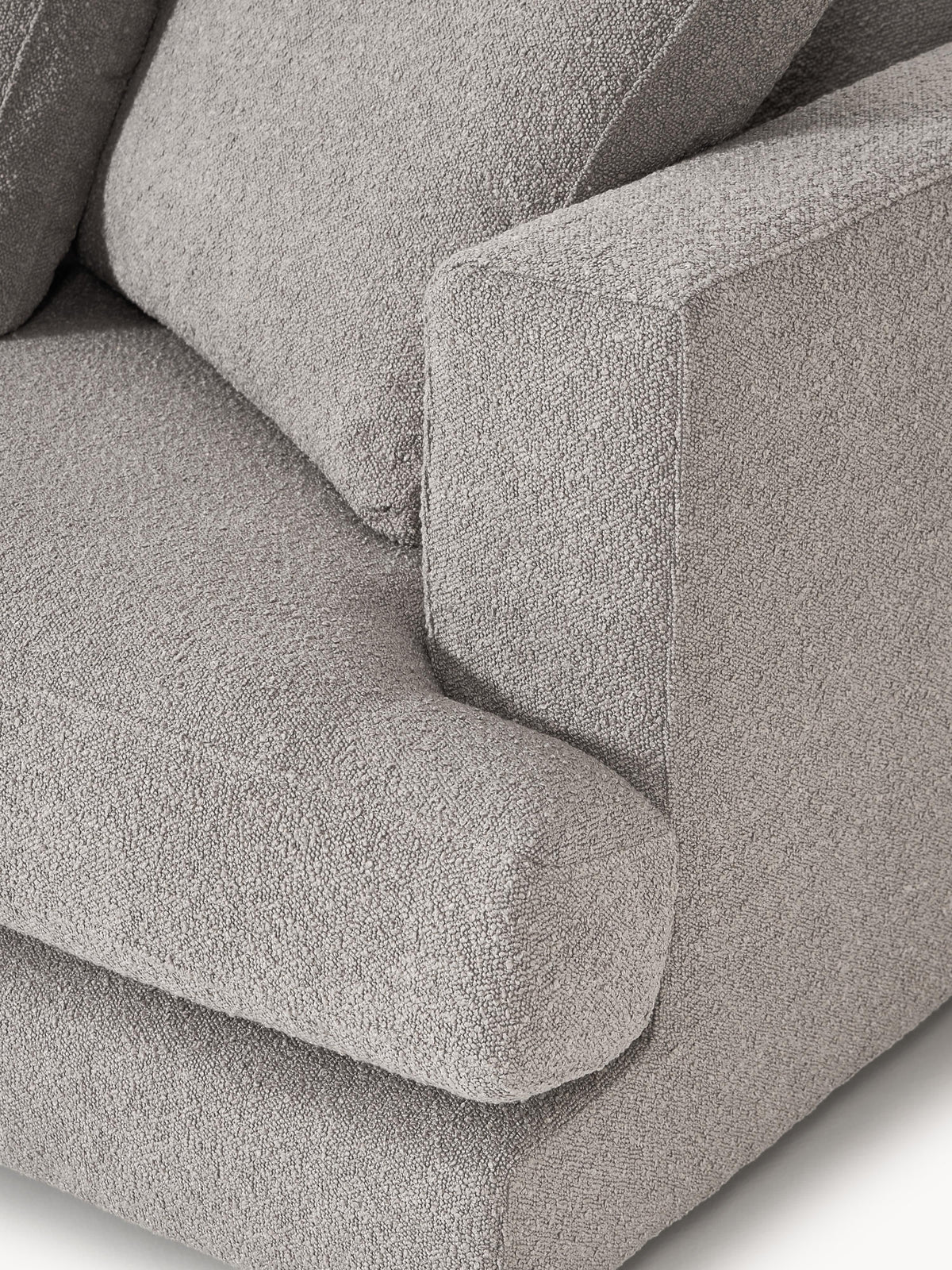 Tribeca Bouclé Corner Sofa (4-seater)