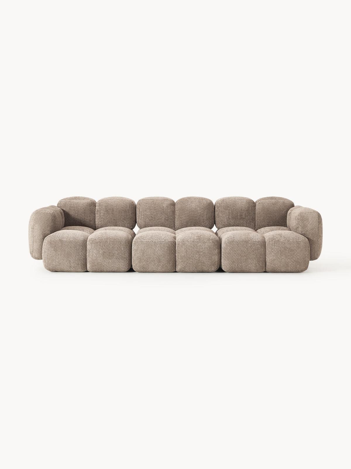 Gallery image 1 - Modular Teddy-Bouclé Sofa Tayla (4-seater)