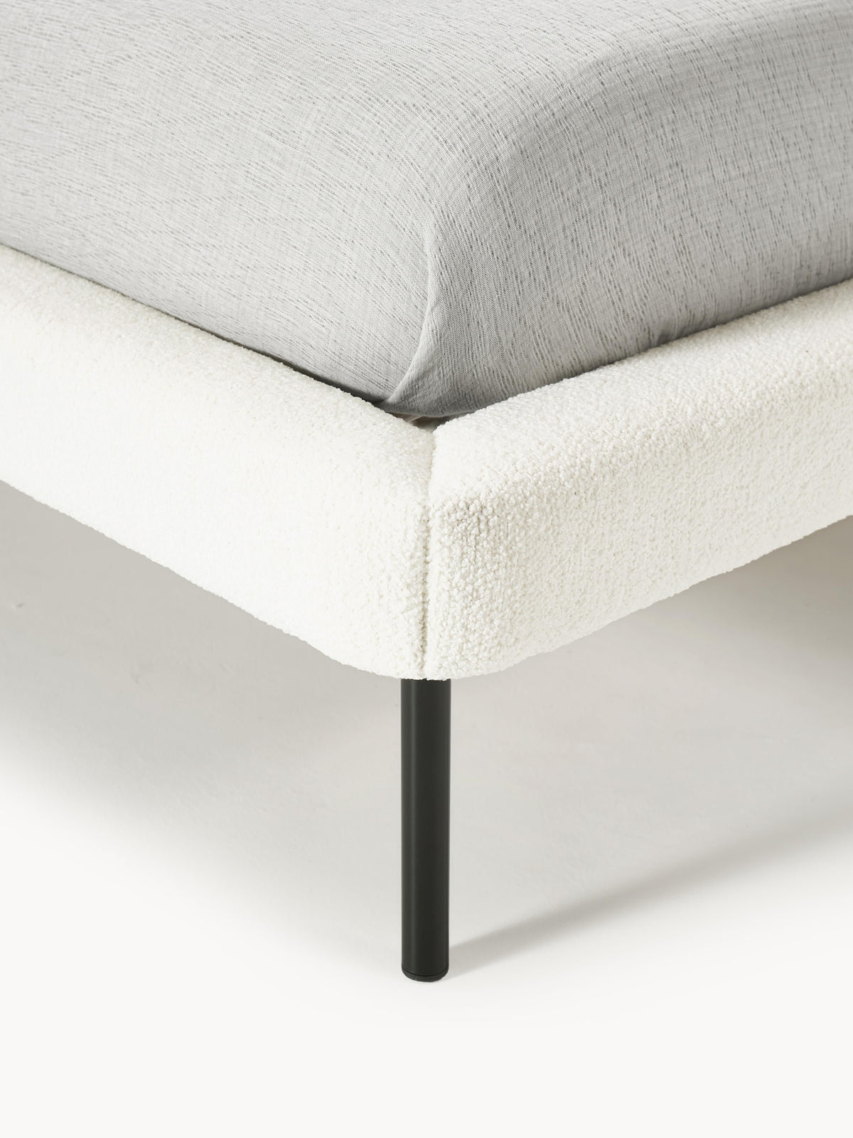Amelia Upholstered Teddy Bouclé Bed