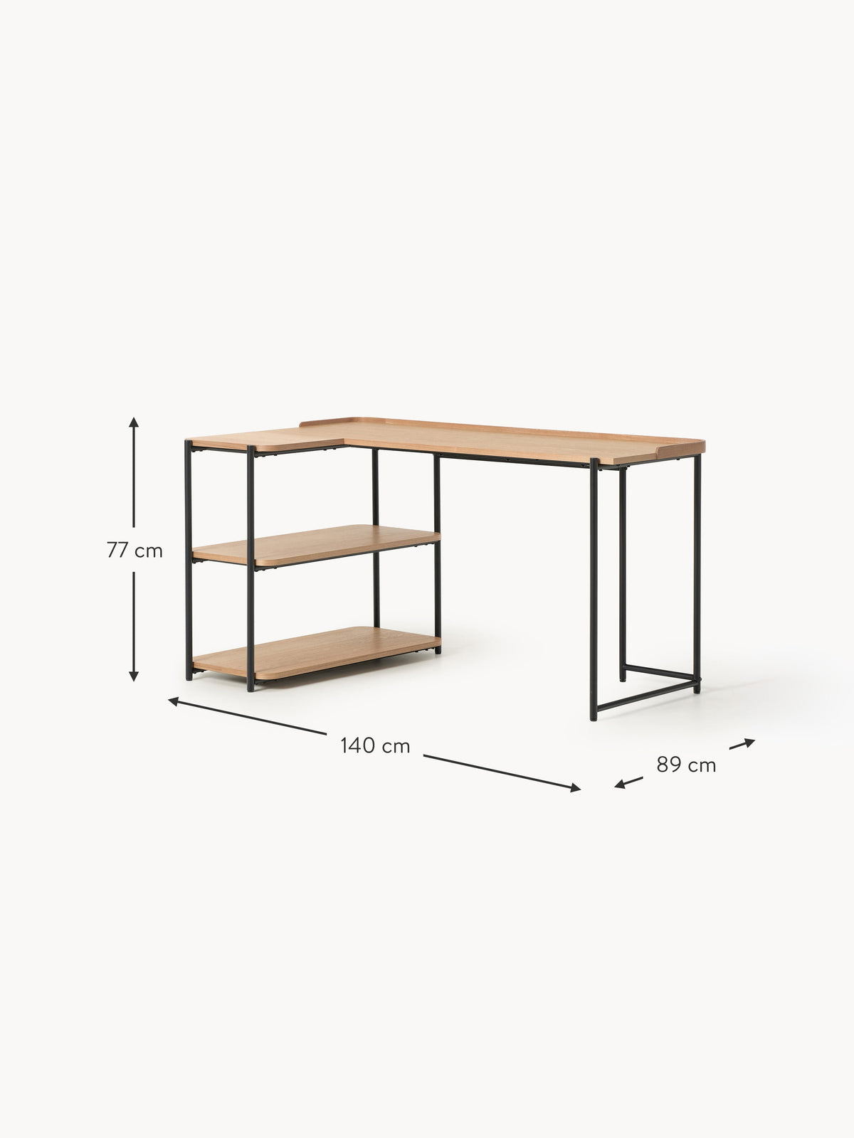 Renee Wooden Corner Desk