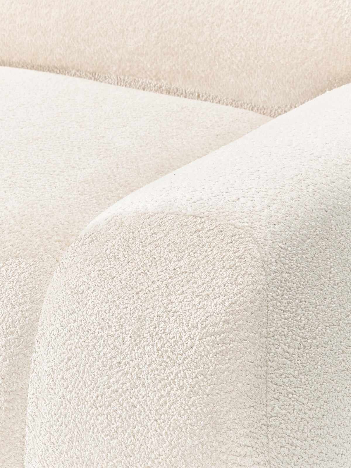 Wolke Modular Teddy Bouclé Corner Sofa (4-seater)