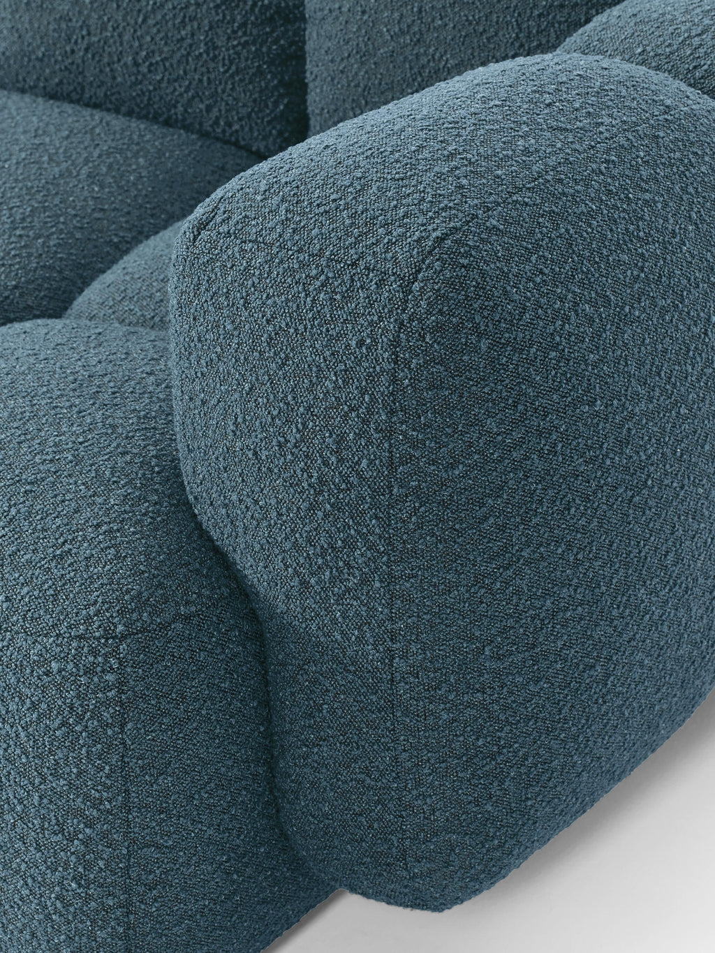 Tayla Bouclé Modular Sofa (4-seater) with Ottoman (left/right)