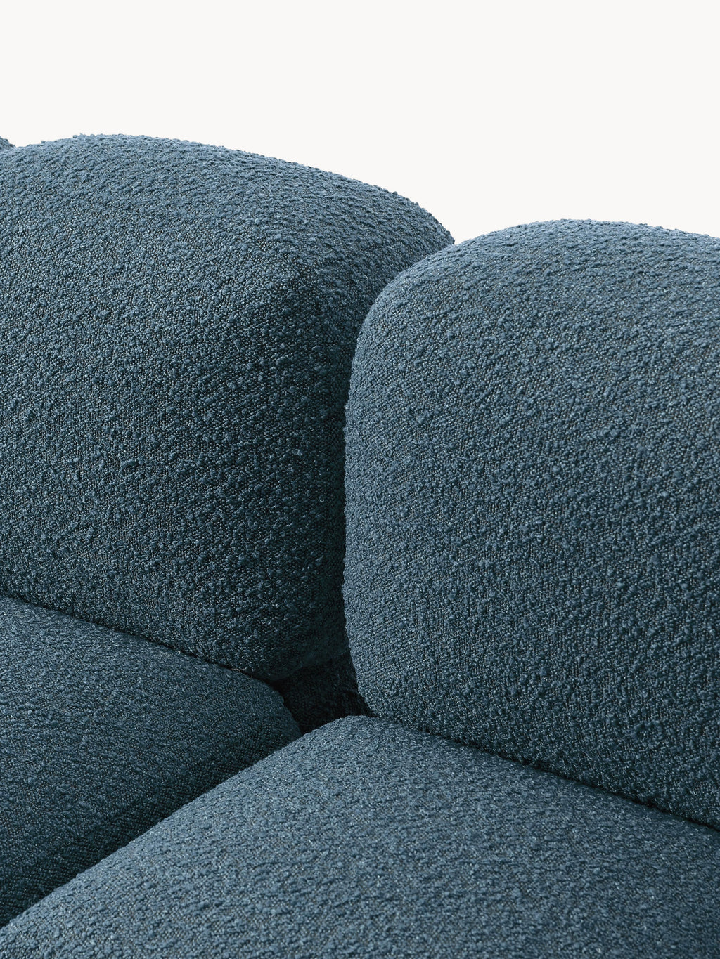 Tayla Bouclé Modular Sofa (4-seater) with Ottoman (left/right)