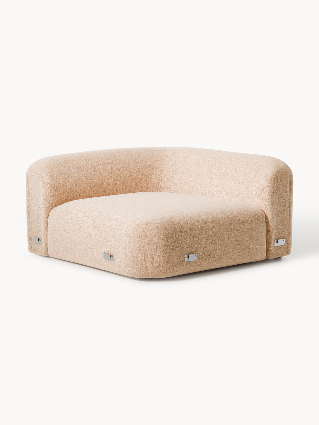 Gallery image 1 - Round Bouclé Corner Module Wolke
