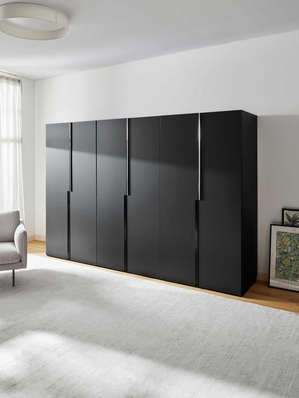 Leon Modular Hinged Door Wardrobe, 300 cm Wide, in various sizes