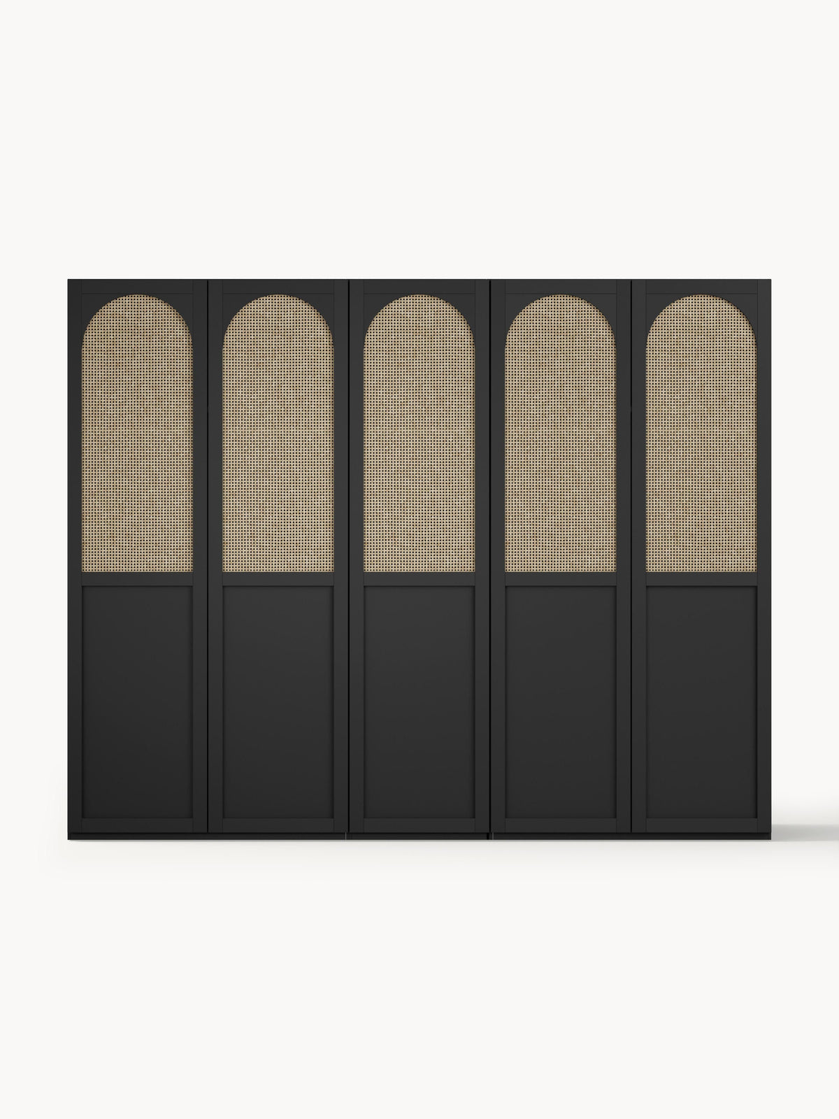 Jeanne Modular Hinged Door Wardrobe, 250 cm Wide, in various sizes