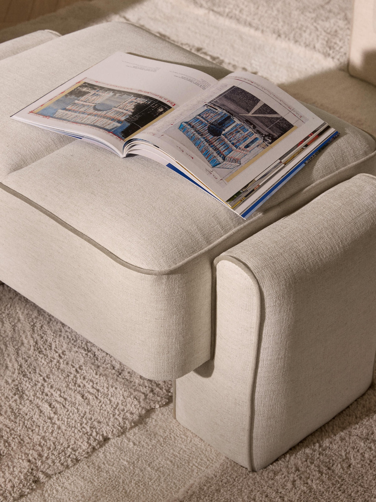 Bobi Upholstered Ottoman