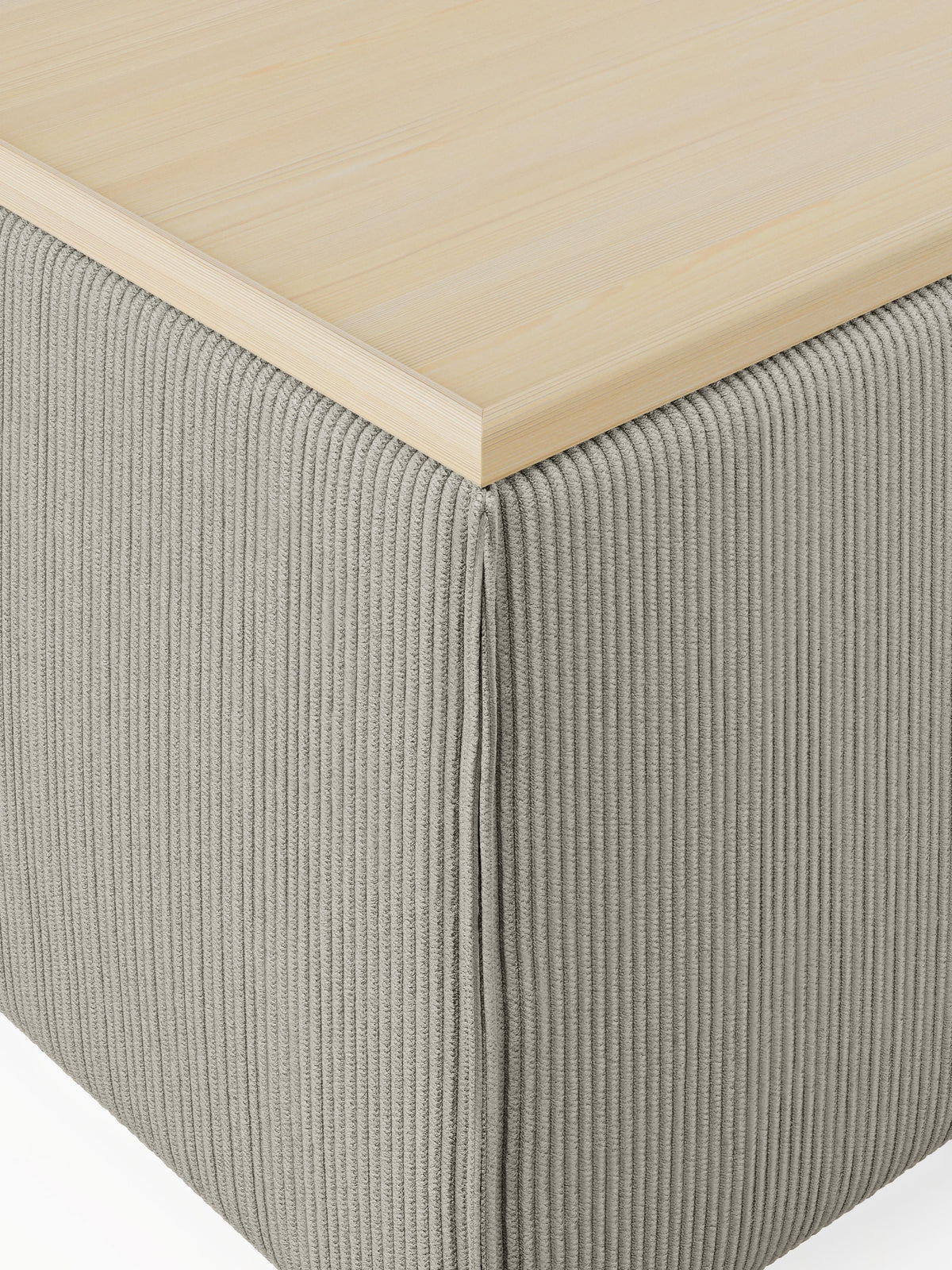 Lennon Corduroy Ottoman with Storage