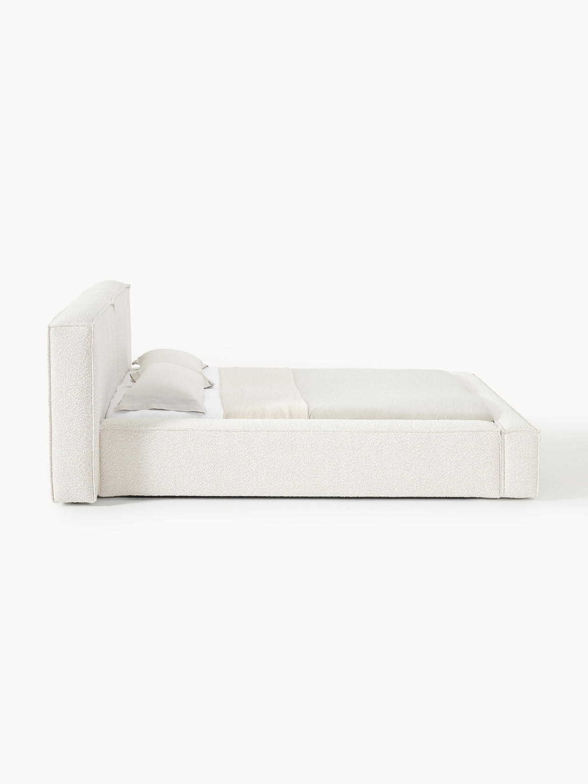 Lennon Upholstered Bouclé Bed