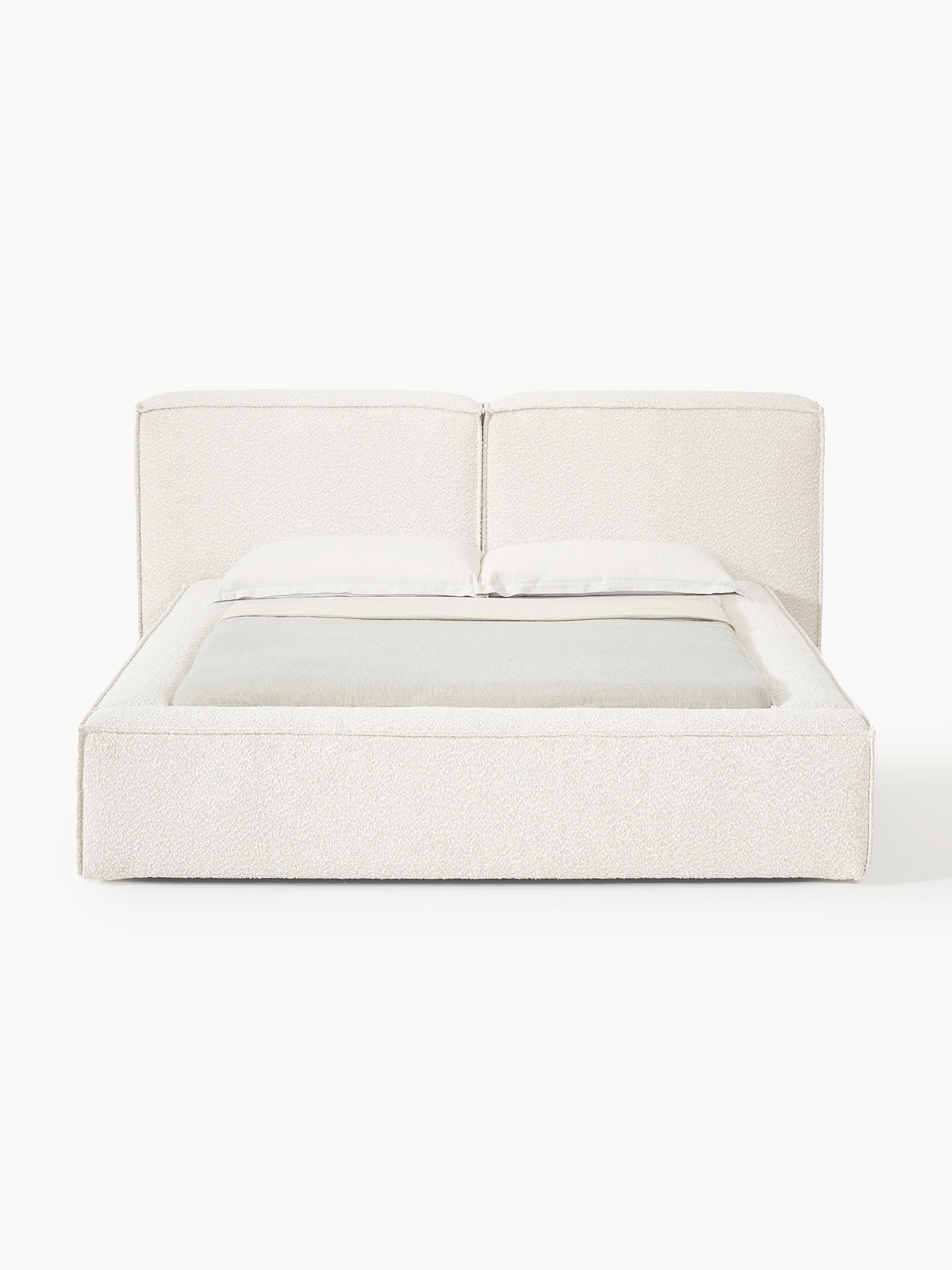 Lennon Upholstered Bouclé Bed