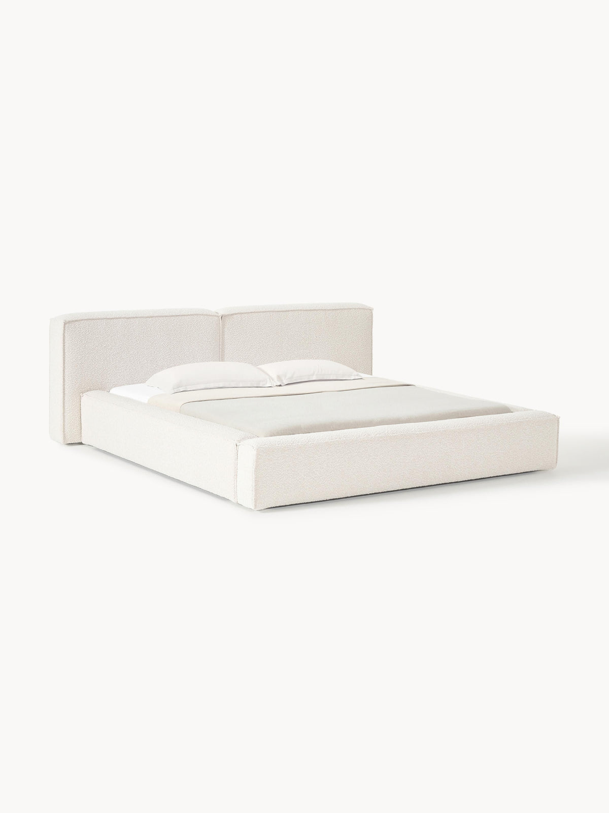 Lennon Upholstered Bouclé Bed
