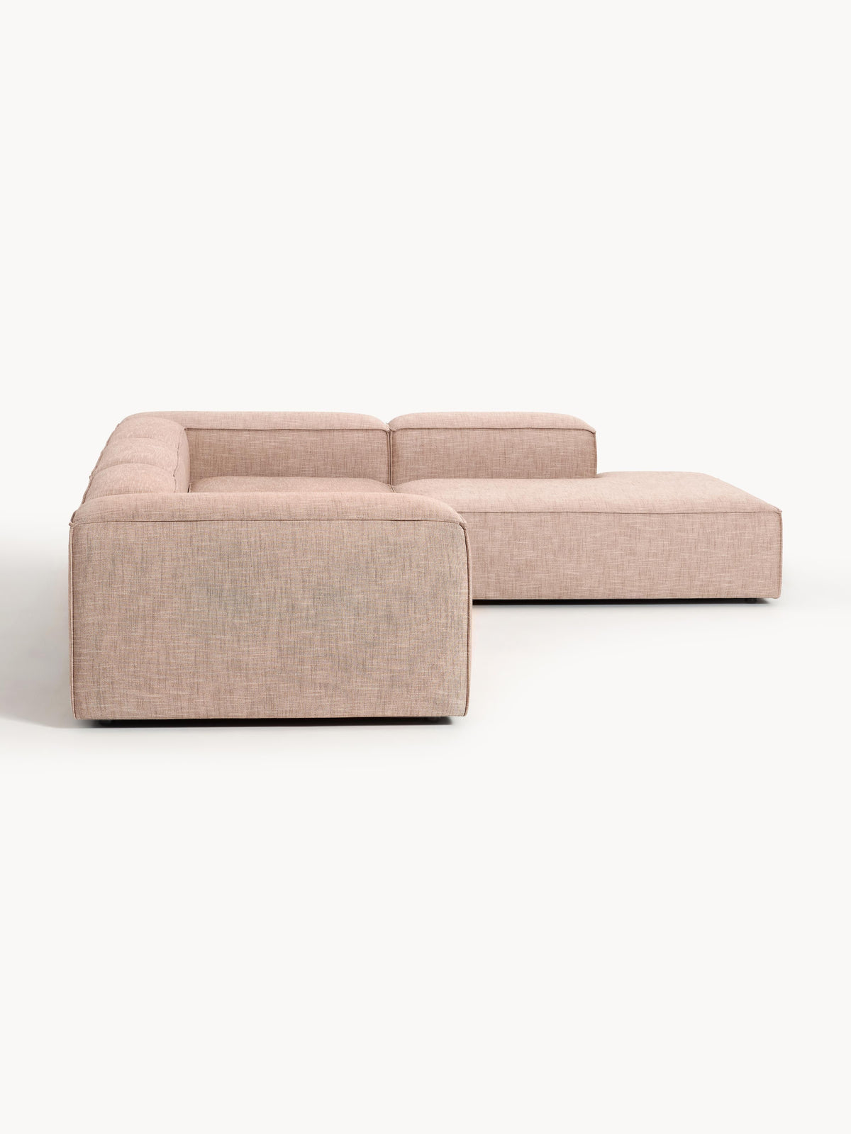 Lennon Linen Blend Modular Corner Sofa (4-seater)