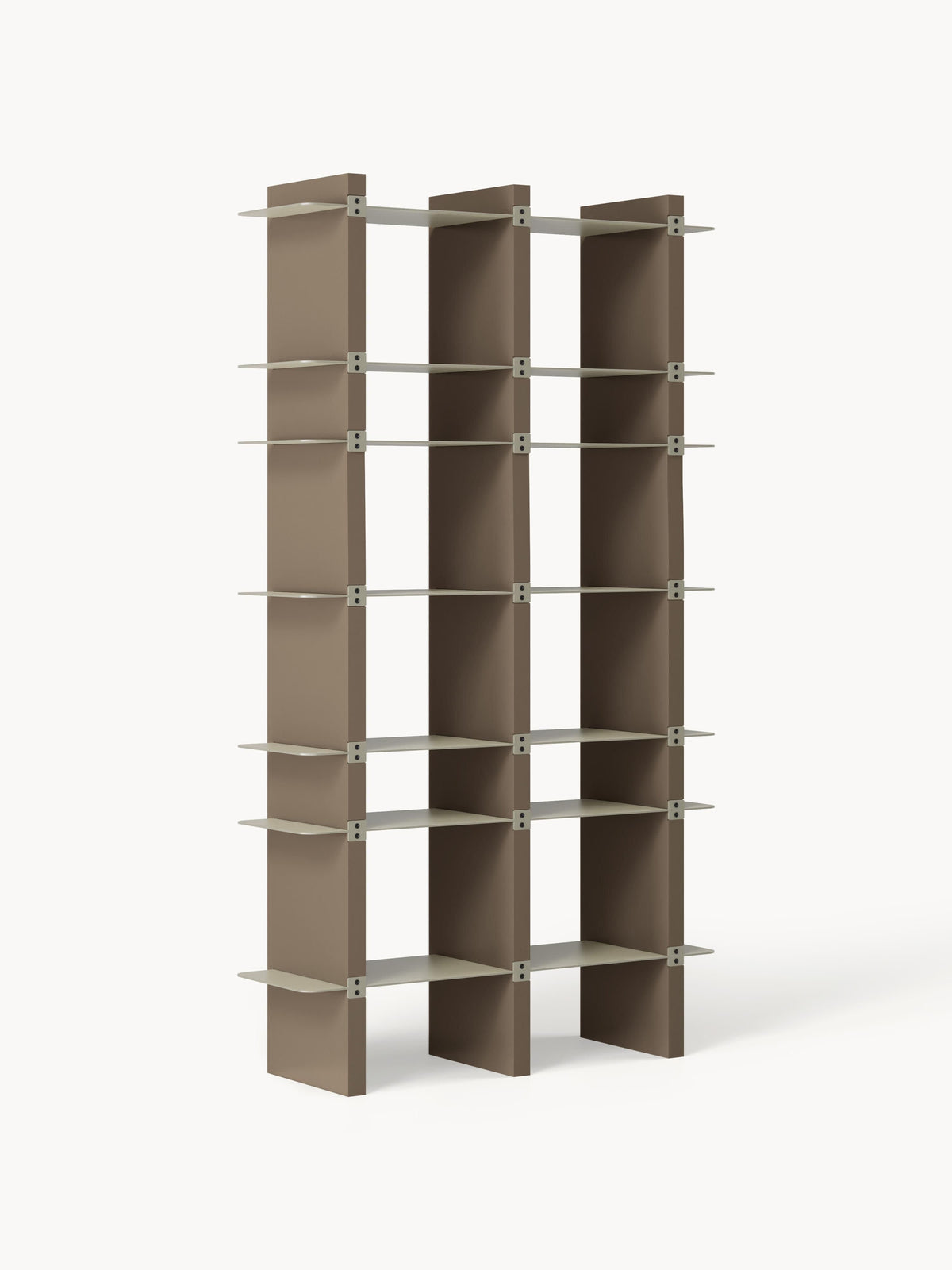 Rami Tall Shelving Unit with Metal Elements