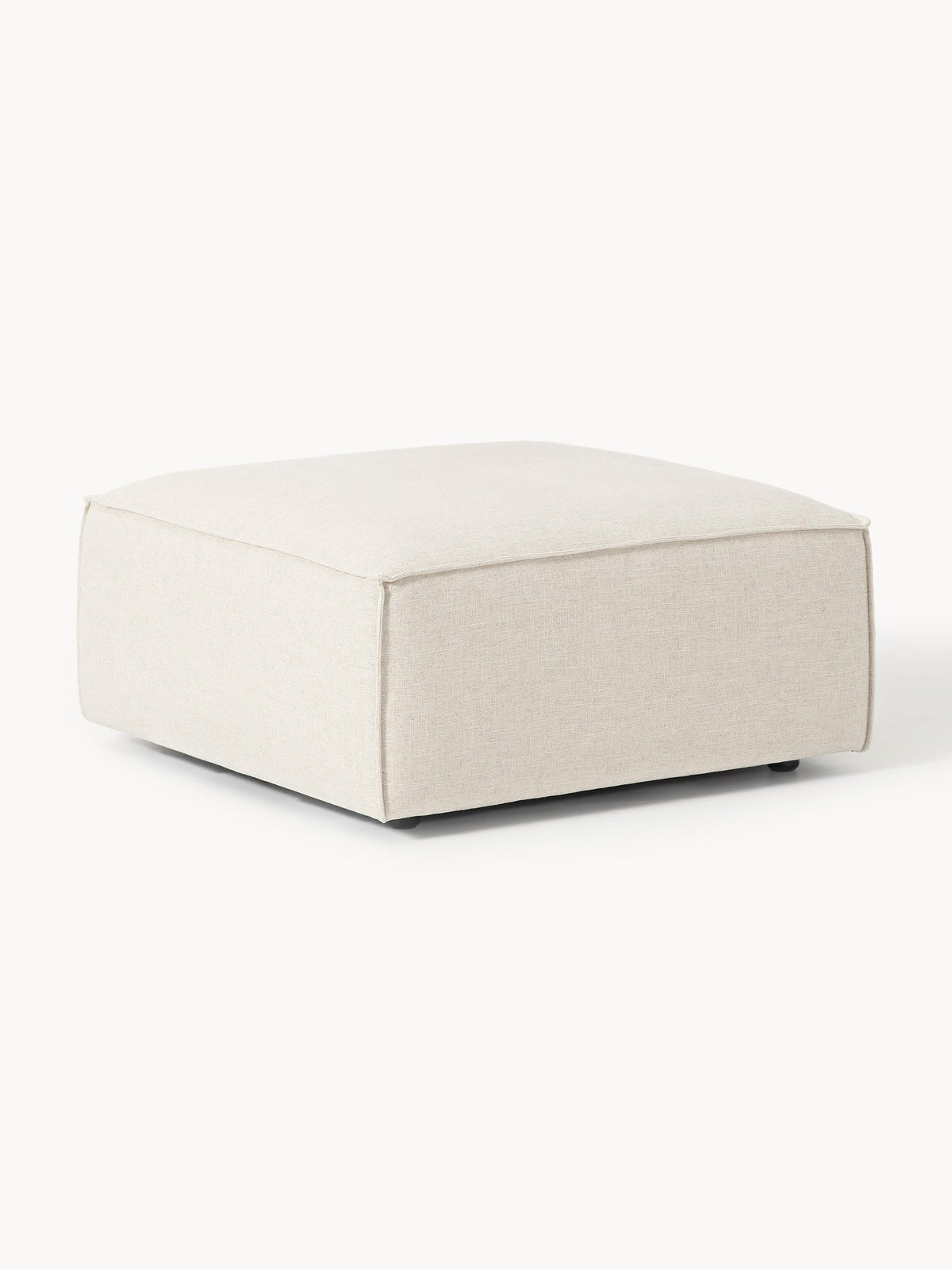 Lennon Linen Blend Ottoman