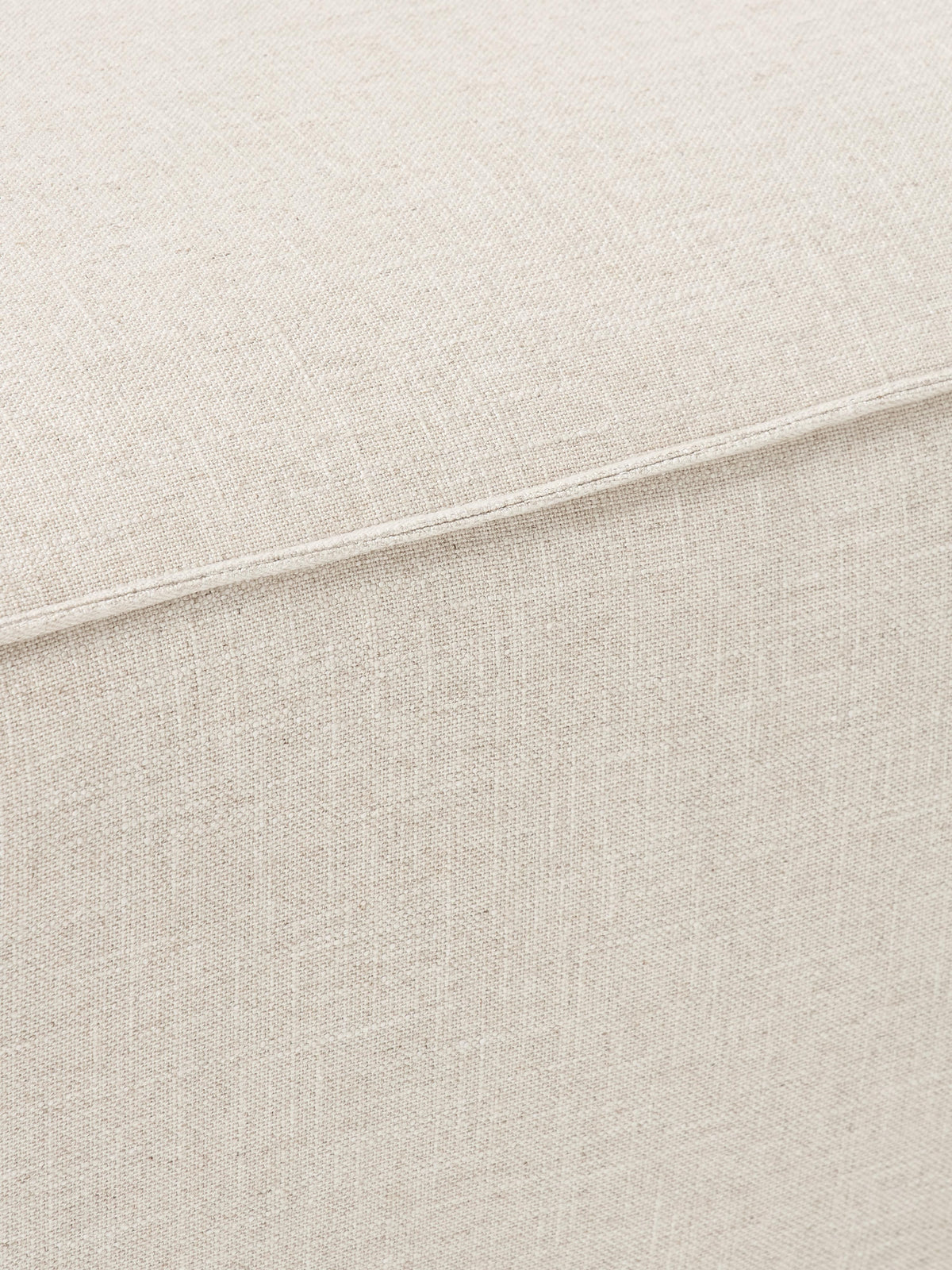 Lennon Linen Blend Ottoman