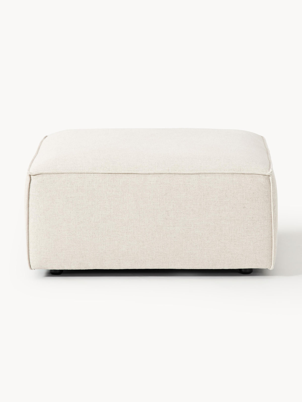Lennon Linen Blend Ottoman