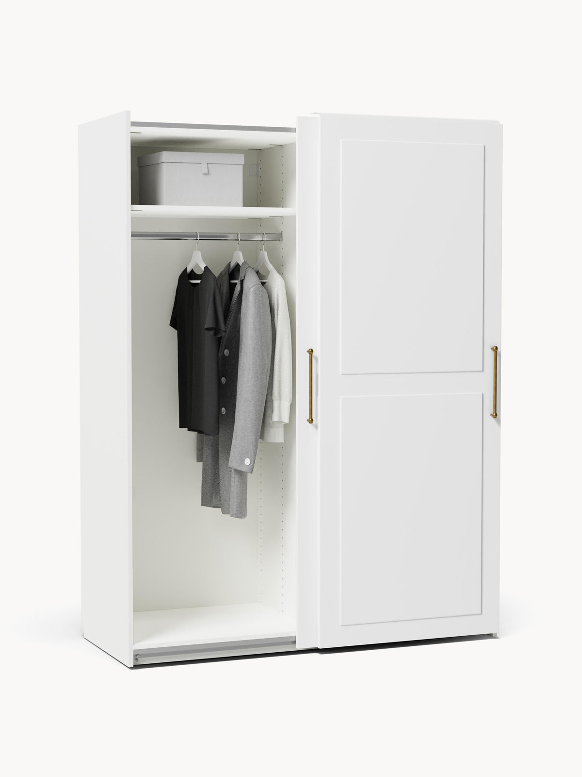 Charlotte Modular Sliding Door Wardrobe, 150 cm Wide, in various sizes