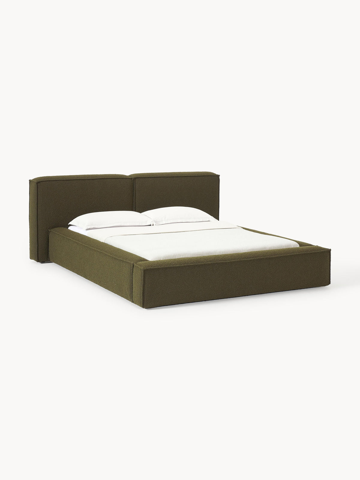 Lennon Upholstered Bouclé Bed