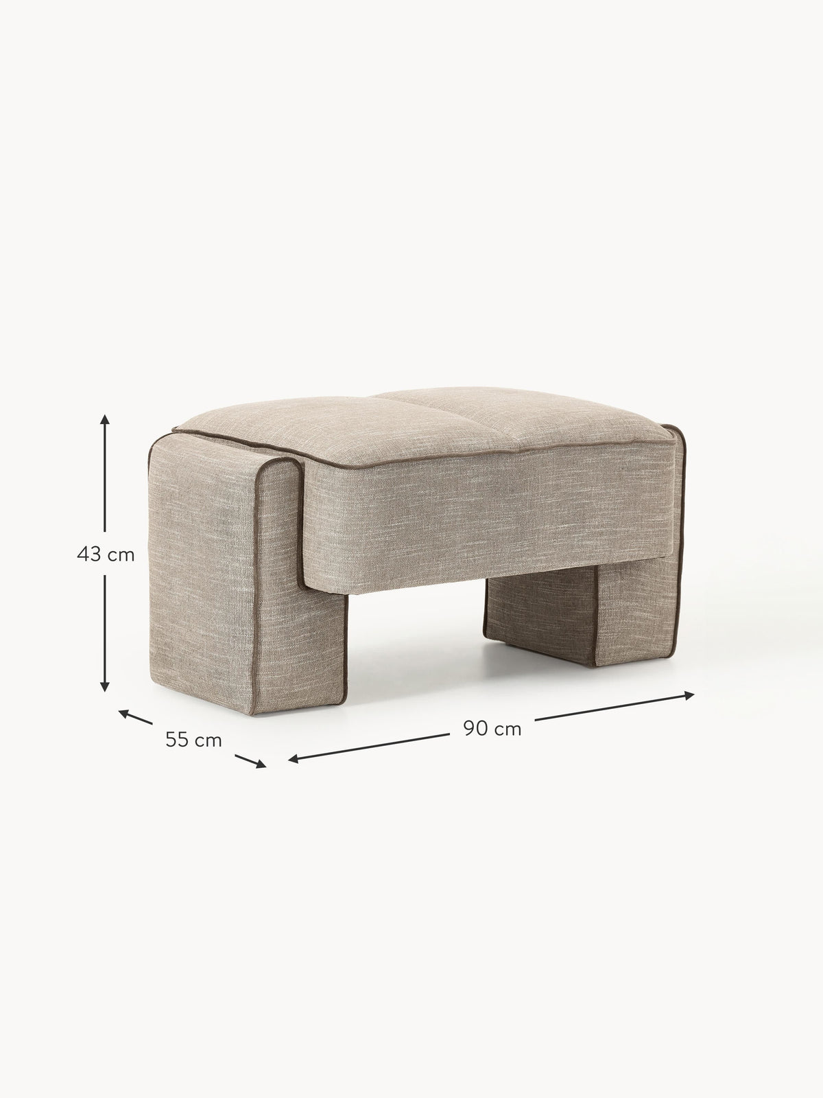 Bobi Upholstered Ottoman