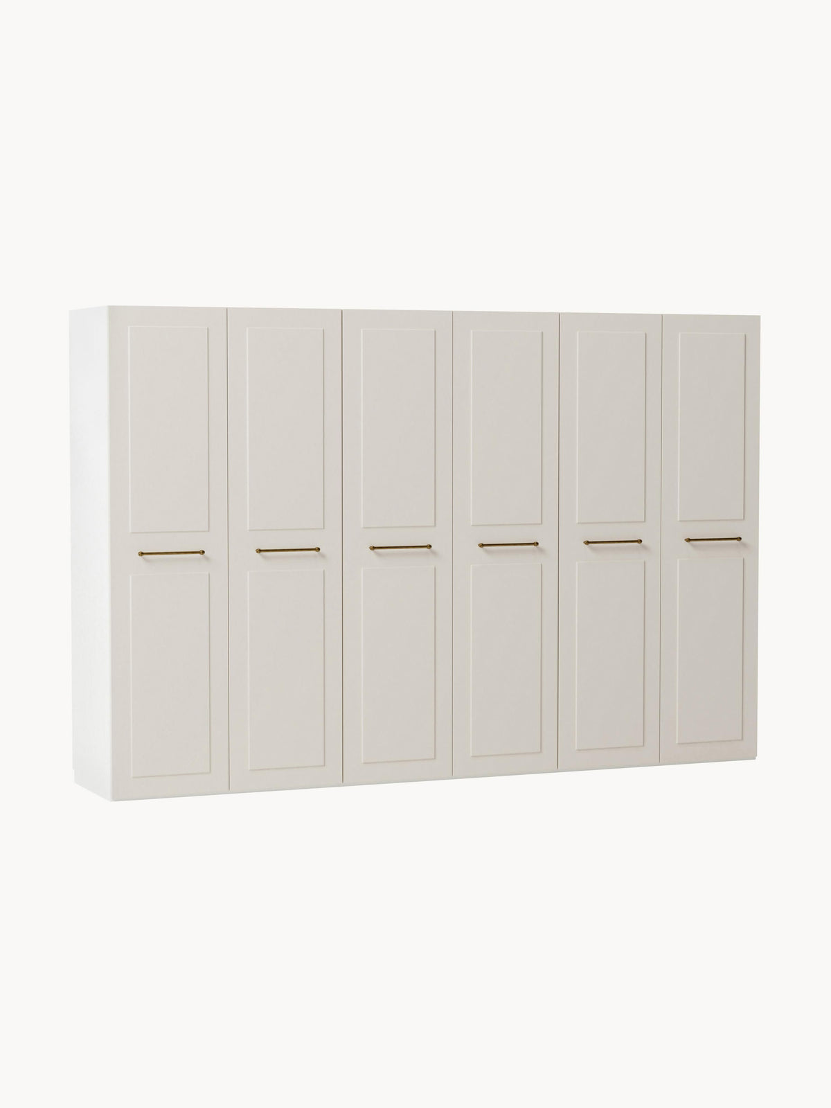 Gallery image 1 - Modular Hinged Door Wardrobe Charlotte, 300 cm Wide, in various sizes