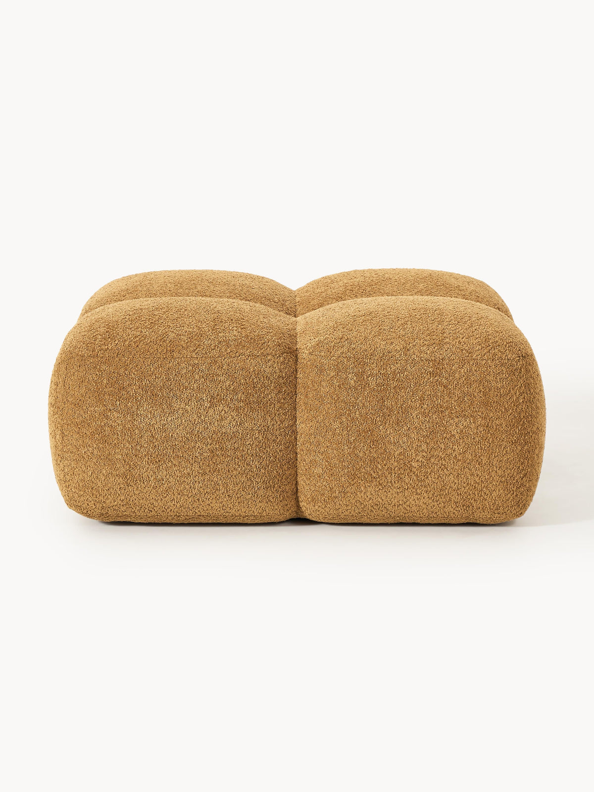 Tayla Teddy-Bouclé Ottoman