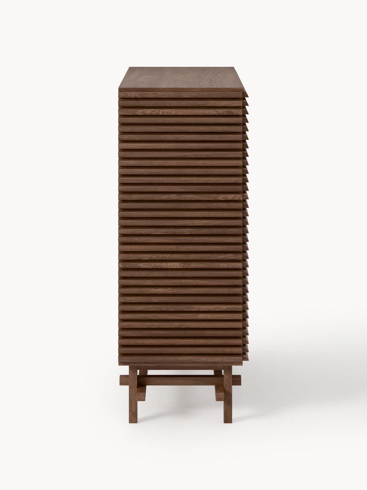 Pierce Oak Wood Highboard