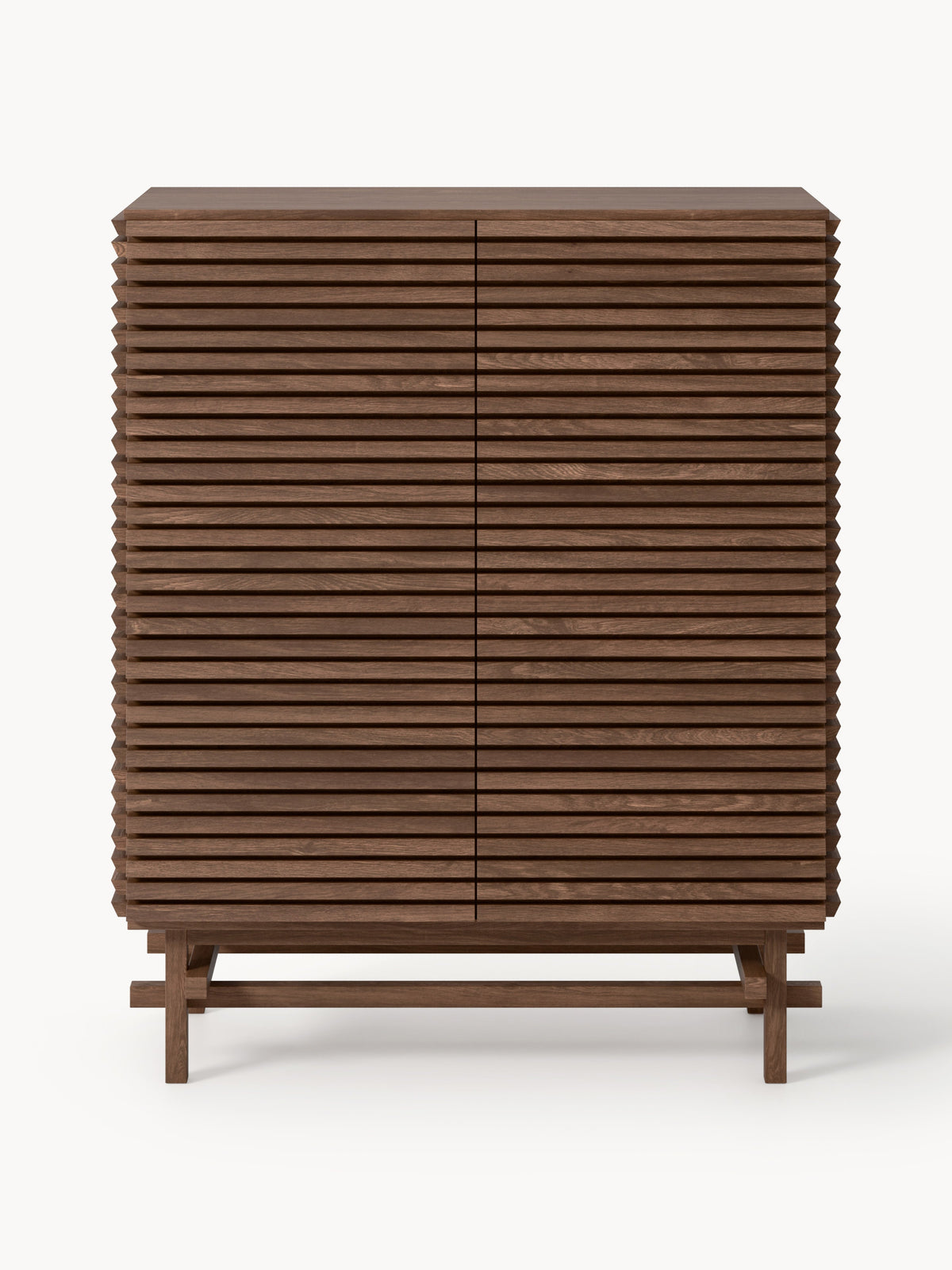 Pierce Oak Wood Highboard